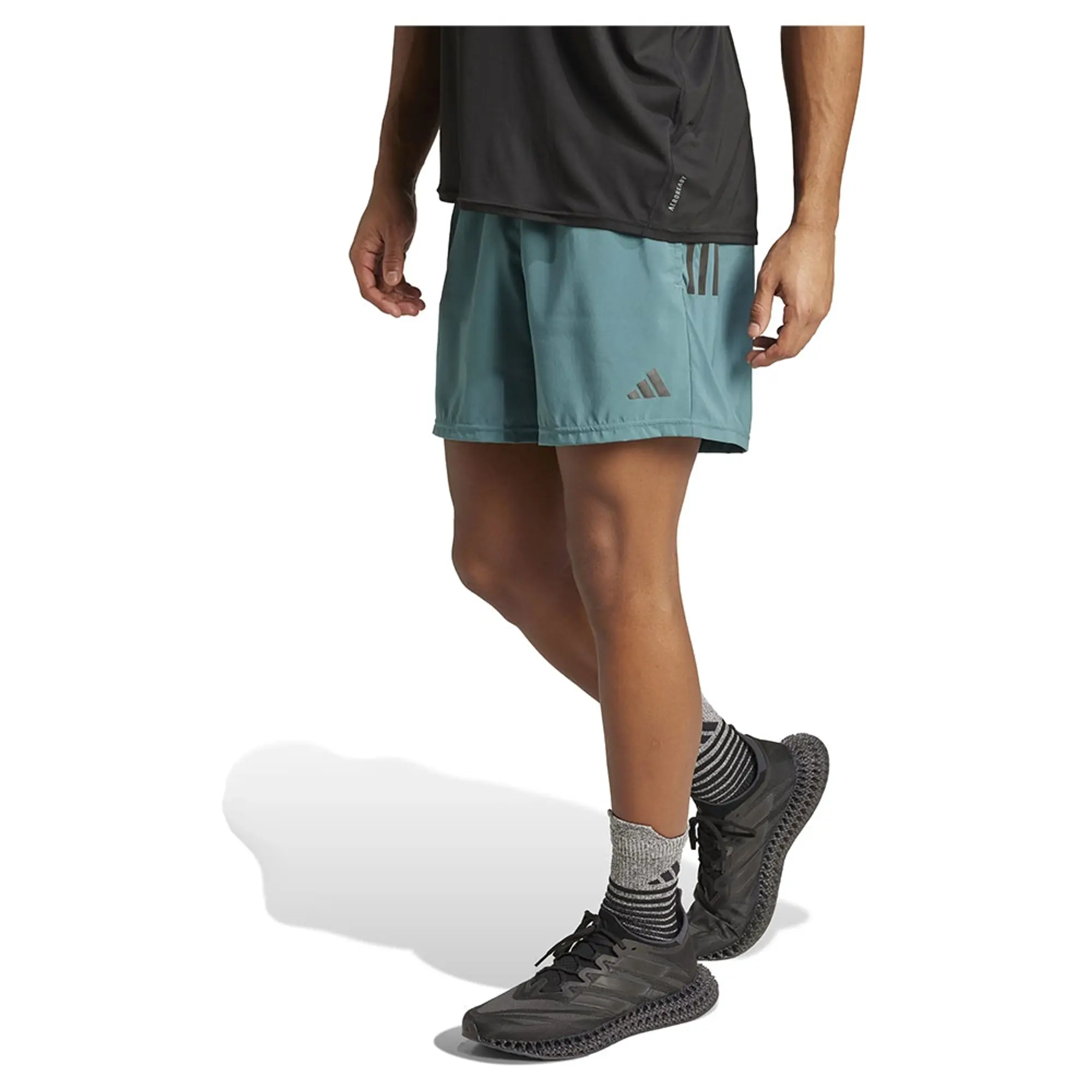 adidas Own The Run 5in Running Shorts Men - Dark Green