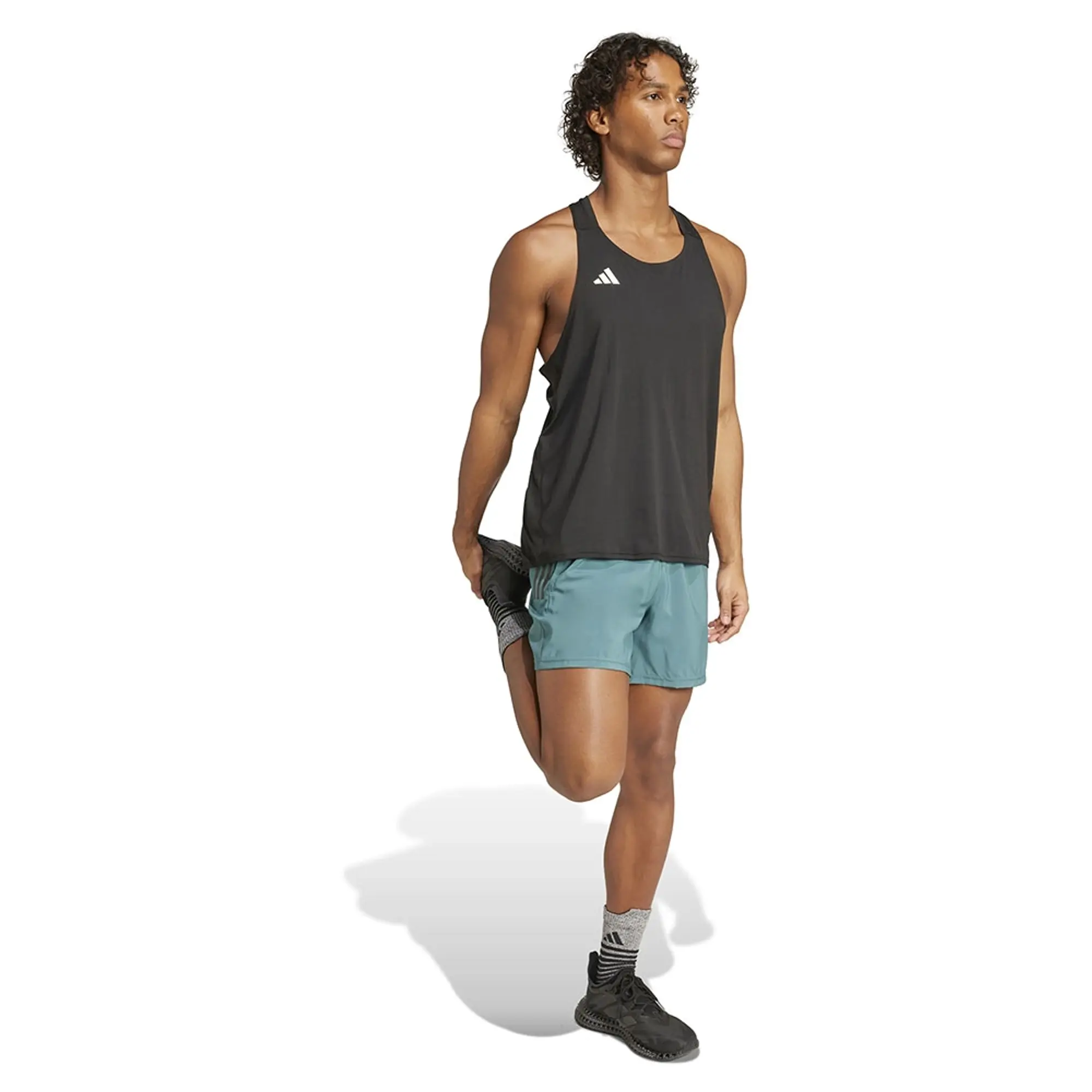 adidas Own The Run 5in Running Shorts Men - Dark Green