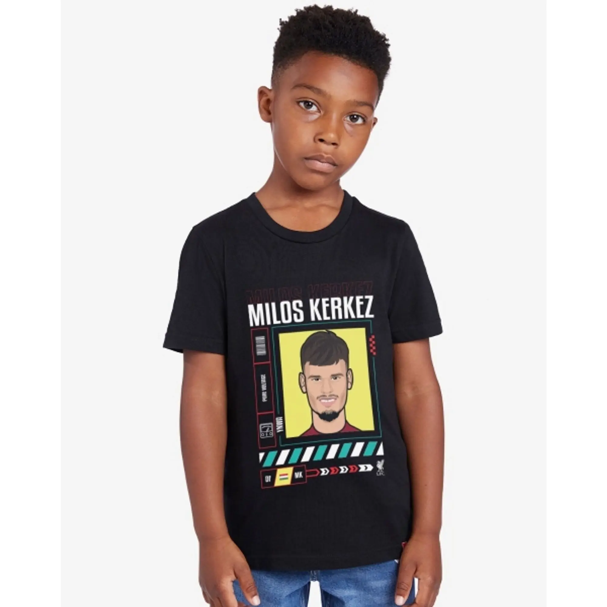 LFC 25/26 Juniors Kerkez Tee Black