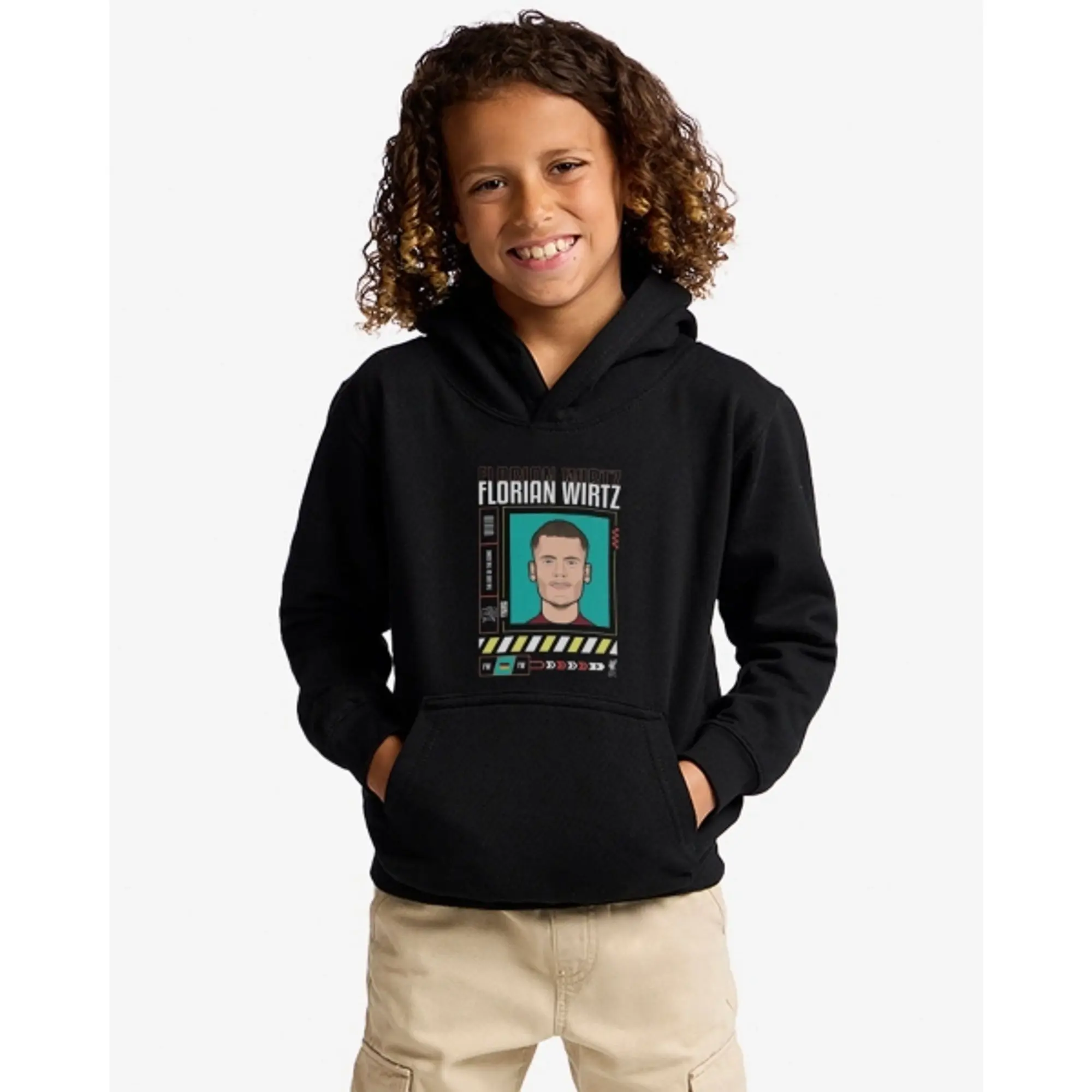 LFC 25/26 Juniors Wirtz Hoodie Black