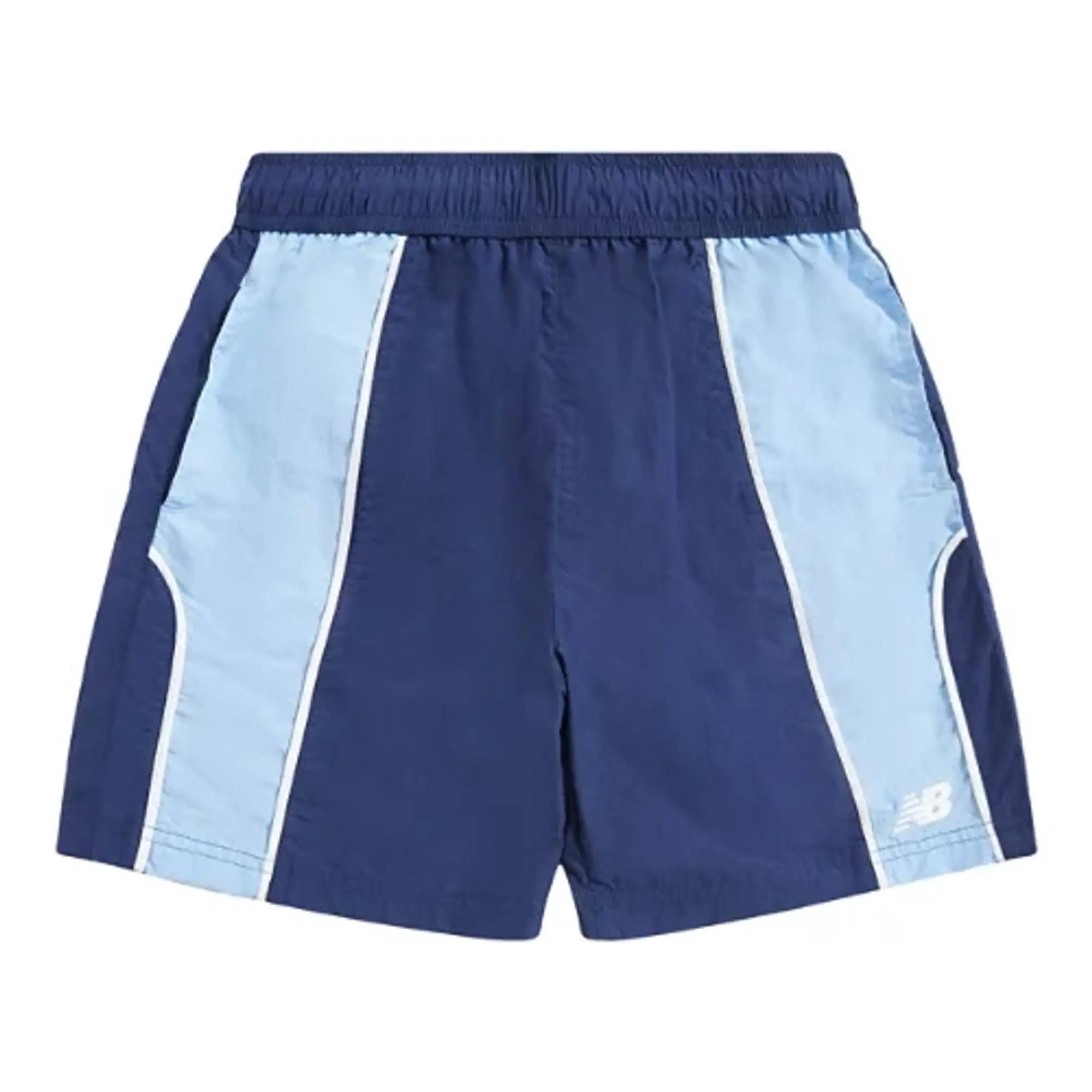 New Balance Boys Varsity Woven Short in Blue Nylon