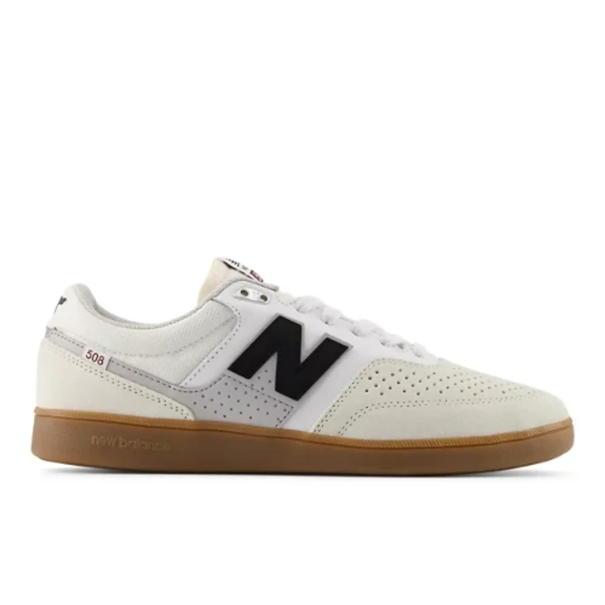 New Balance Men's NB Numeric Brandon Westgate 508 in White/Black Suede/Mesh