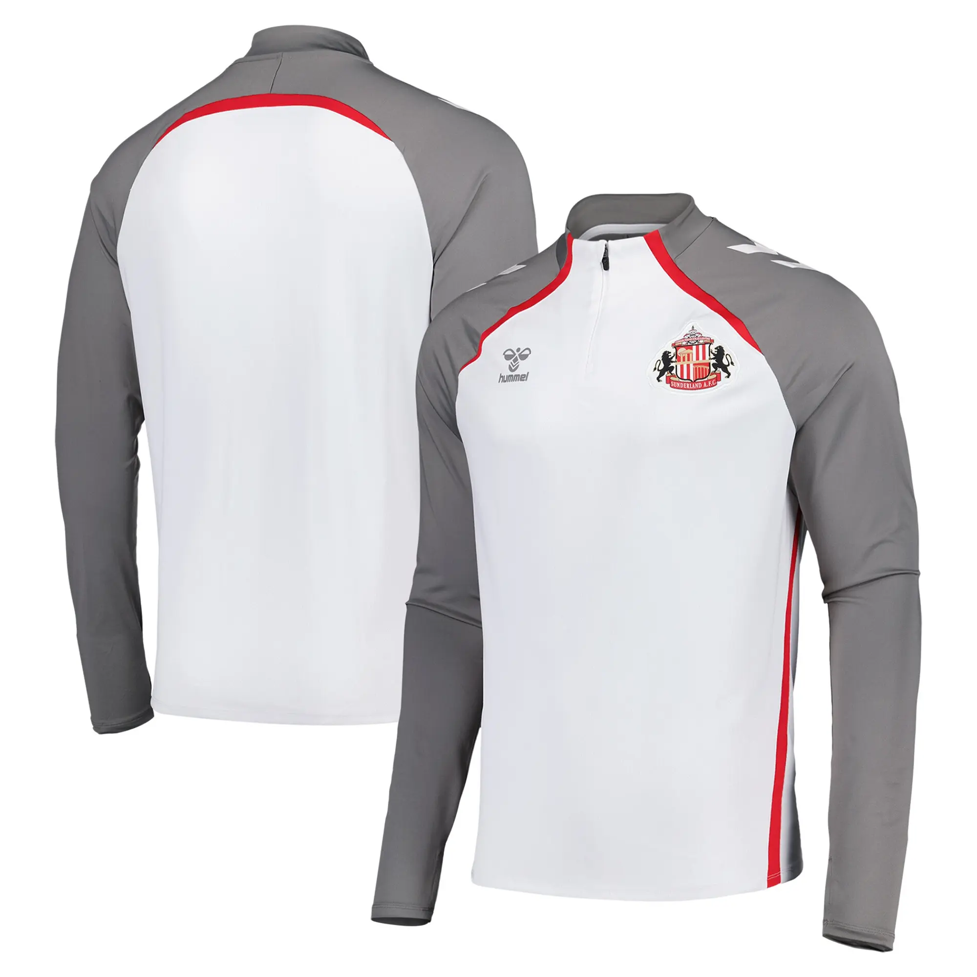 Sunderland Hummel Training Half Zip - White