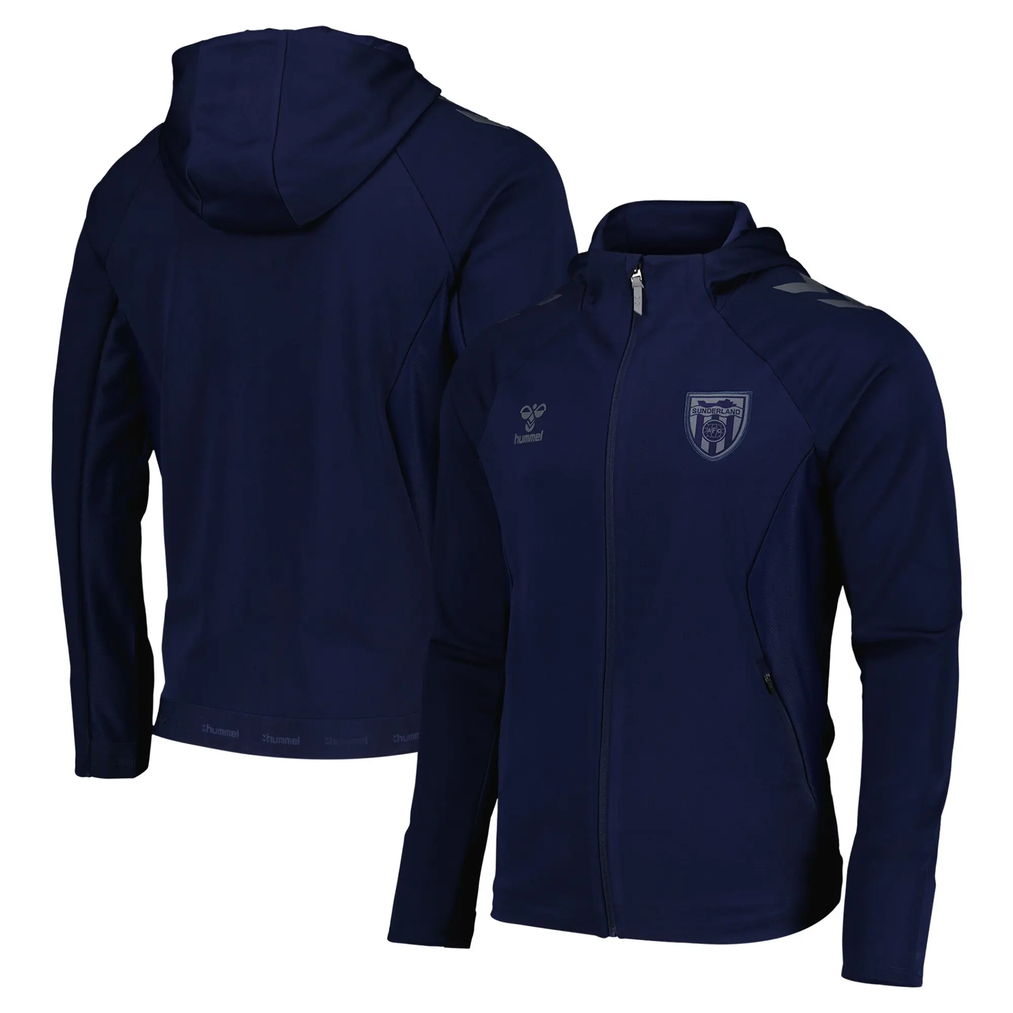 Sunderland Hummel Travel Zip Hoodie - Navy