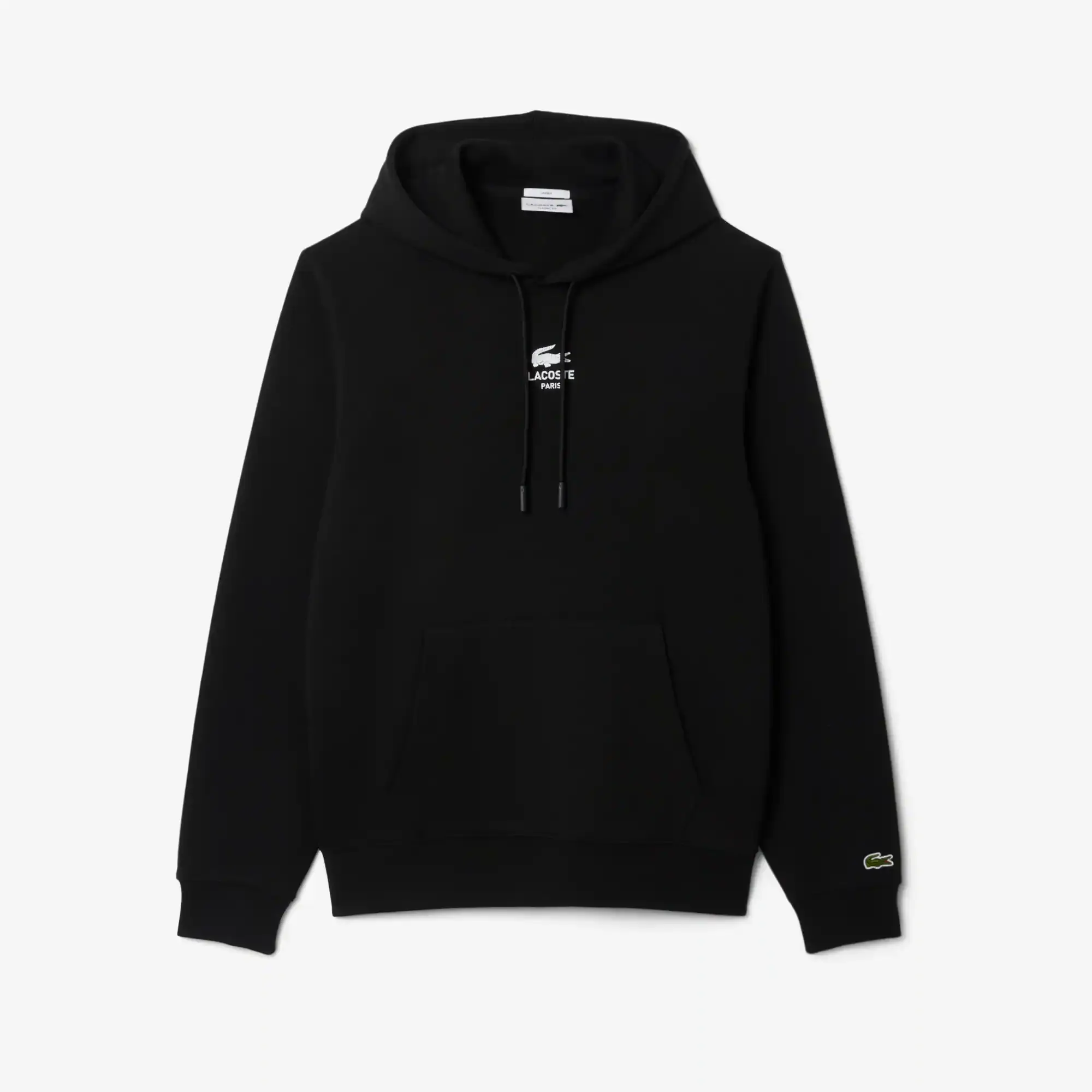Lacoste Print Hoodie - Noir