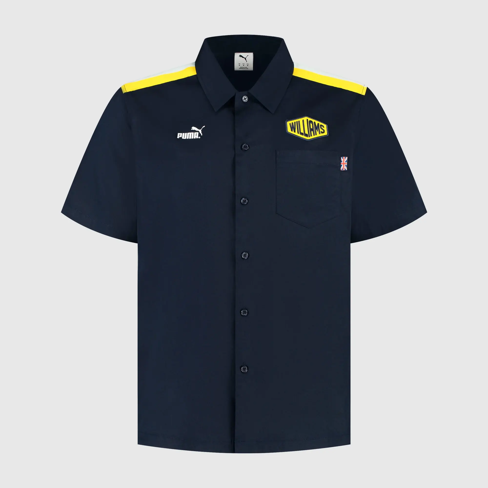 PUMA Williams Racing Fw Patches Se Shirt Unisex, Black, size 3XL