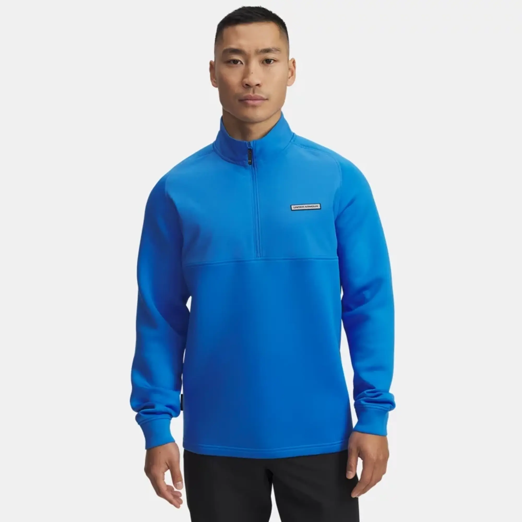 Under Armour  Drive Pro Hybrid Men's ½ Zip Blue Atlantis / Black M