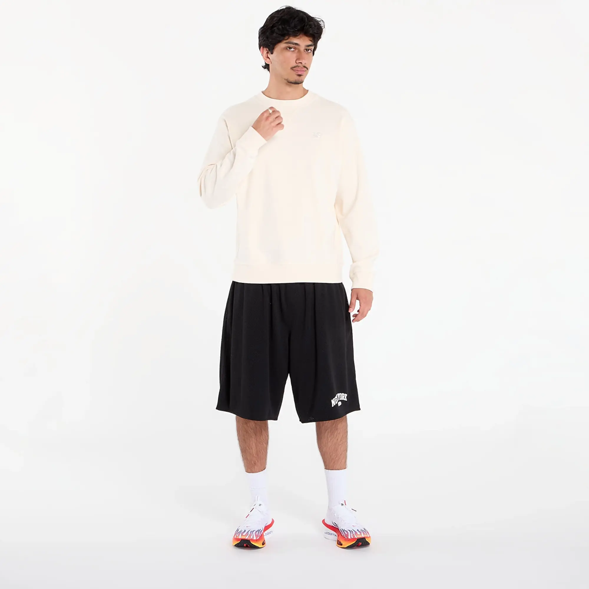 Sweatshirt New Balance Athletics French Terry Crew Beige M