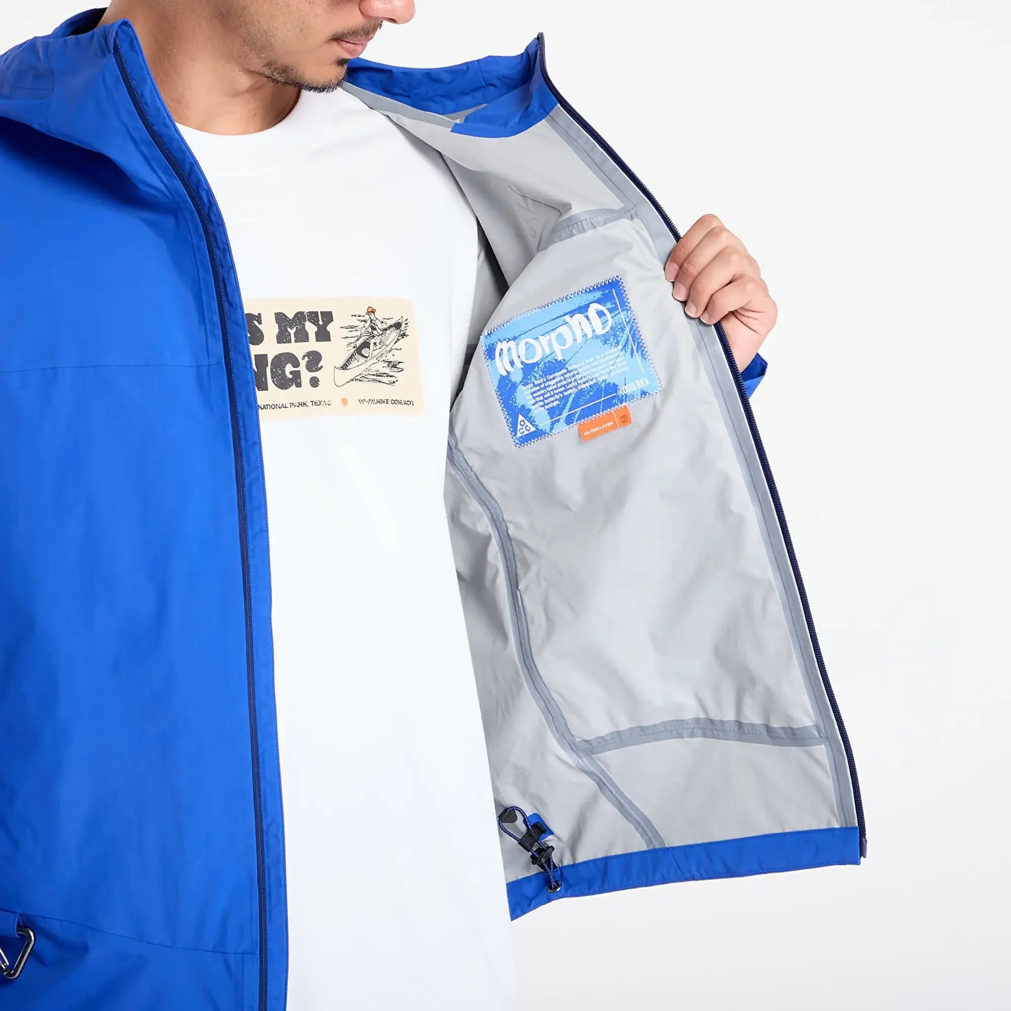 Jacket Nike Acg "Morpho" Men's Storm-Fit Adv Rain Jacket Game Royal/ Blue Void/ Summit White L