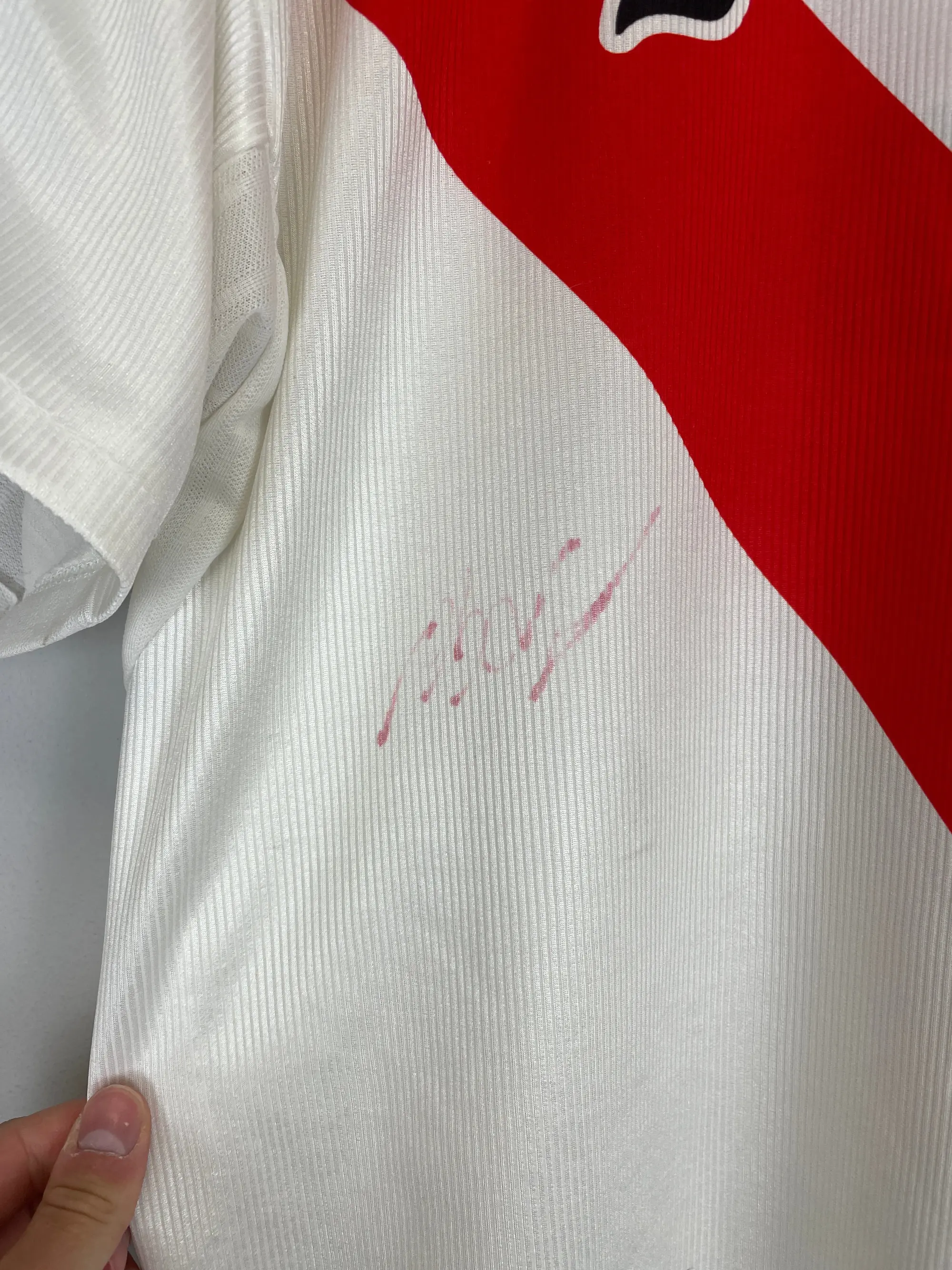 1999/00 RIVER PLATE *SIGNED* HOME SHIRT (M) ADIDAS | Cult Kits