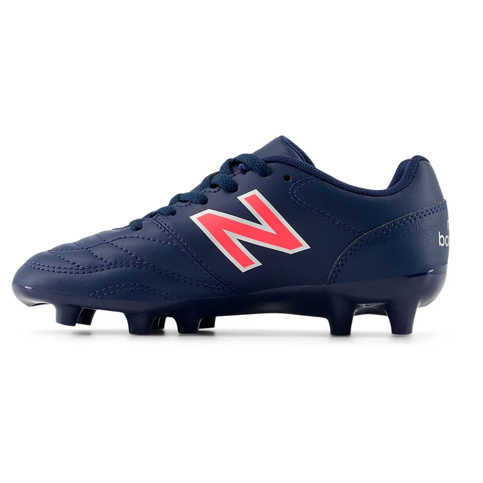 New Balance Boys 442 ACADEMY JNR FG V2 in Blue/Grey/Red Synthetic