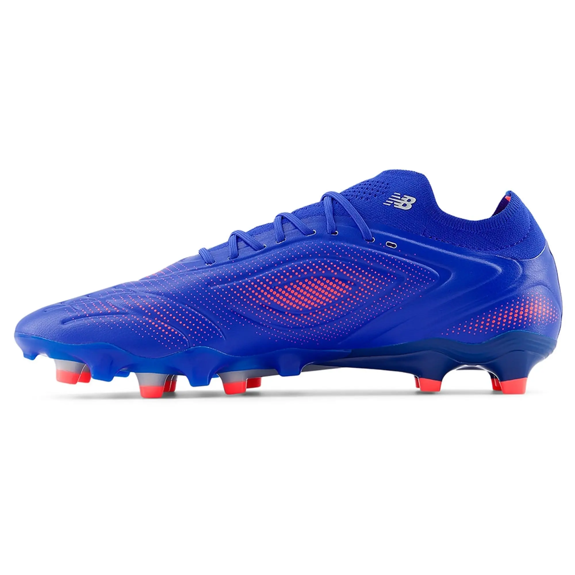 New Balance Unisex TEKELA PRO LOW LACED FG V5 in Blue/Red/Grey Synthetic