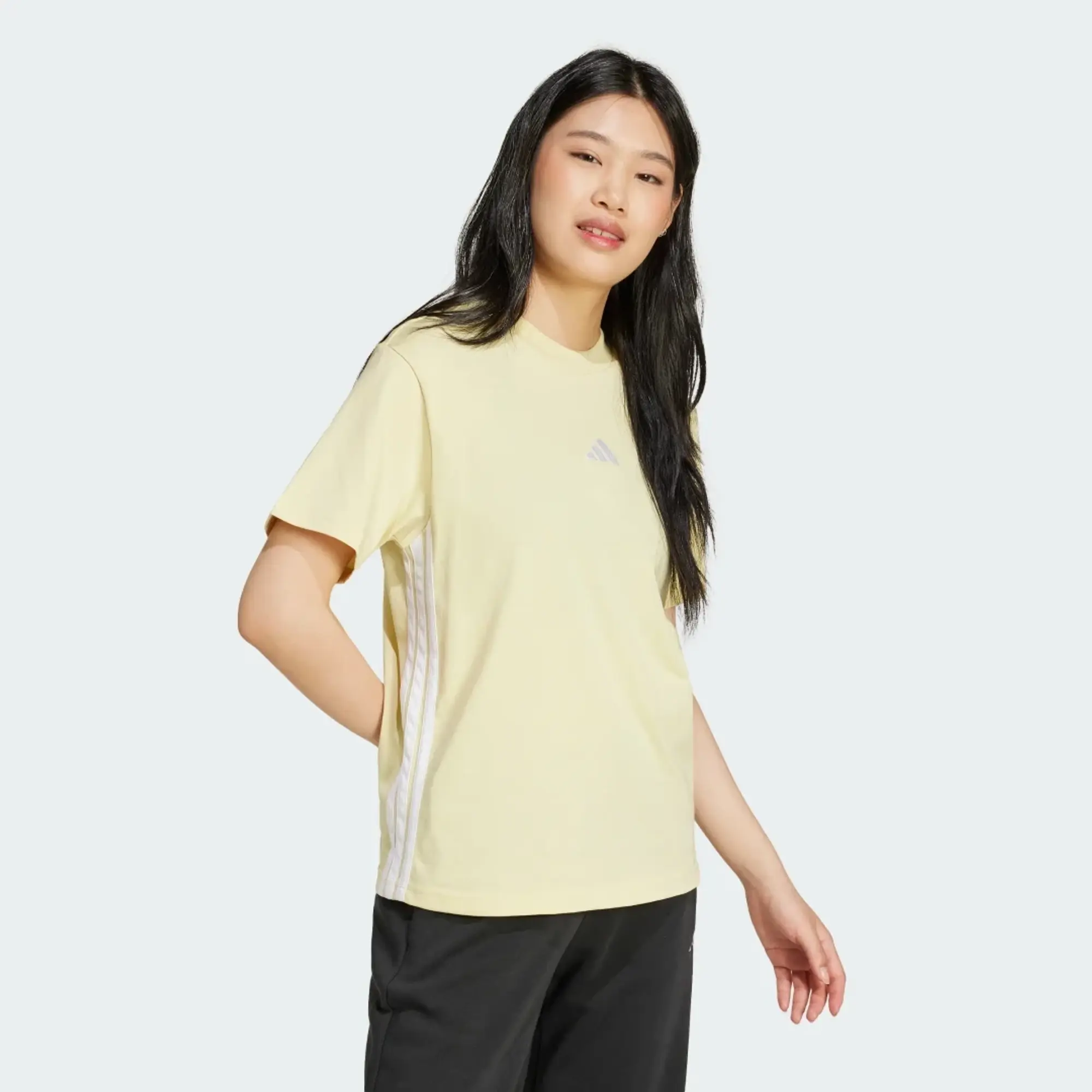 adidas Essentials 3-Stripes Cotton T-Shirt