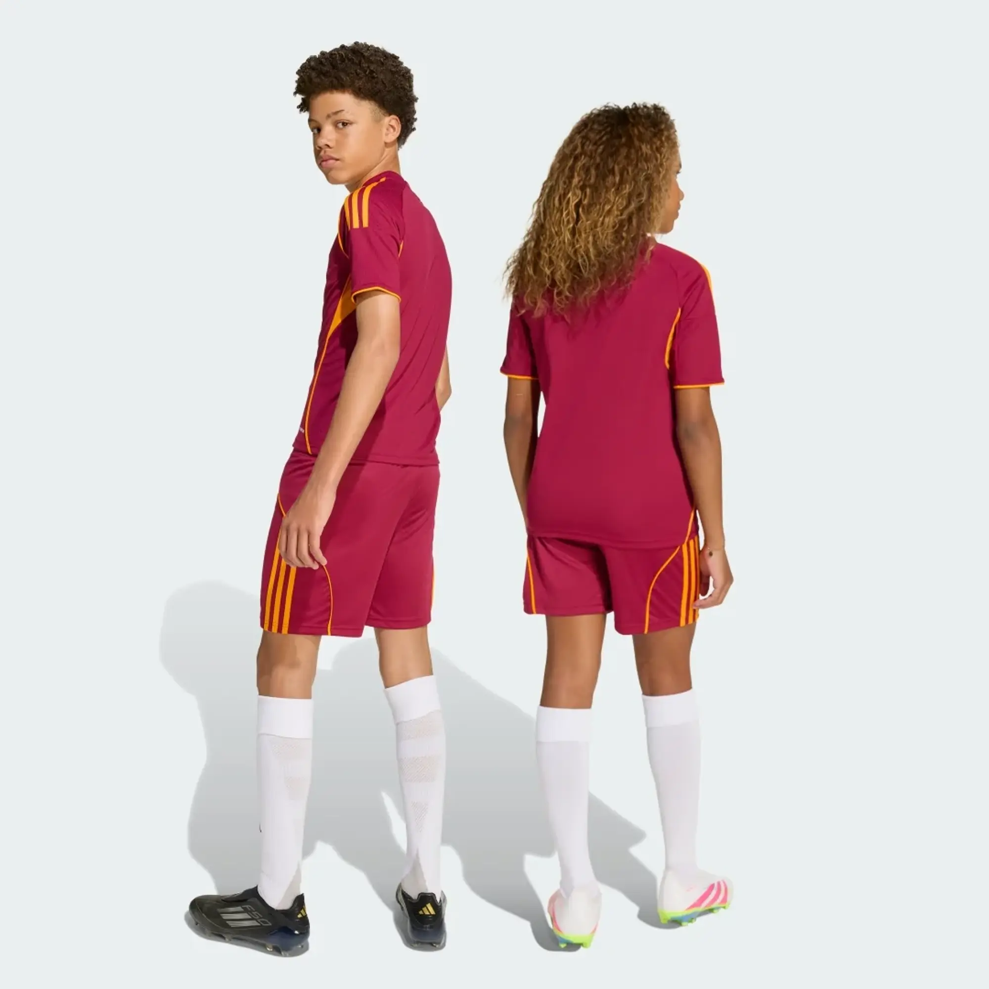 adidas AS Roma 25/26 Home Shorts Kids