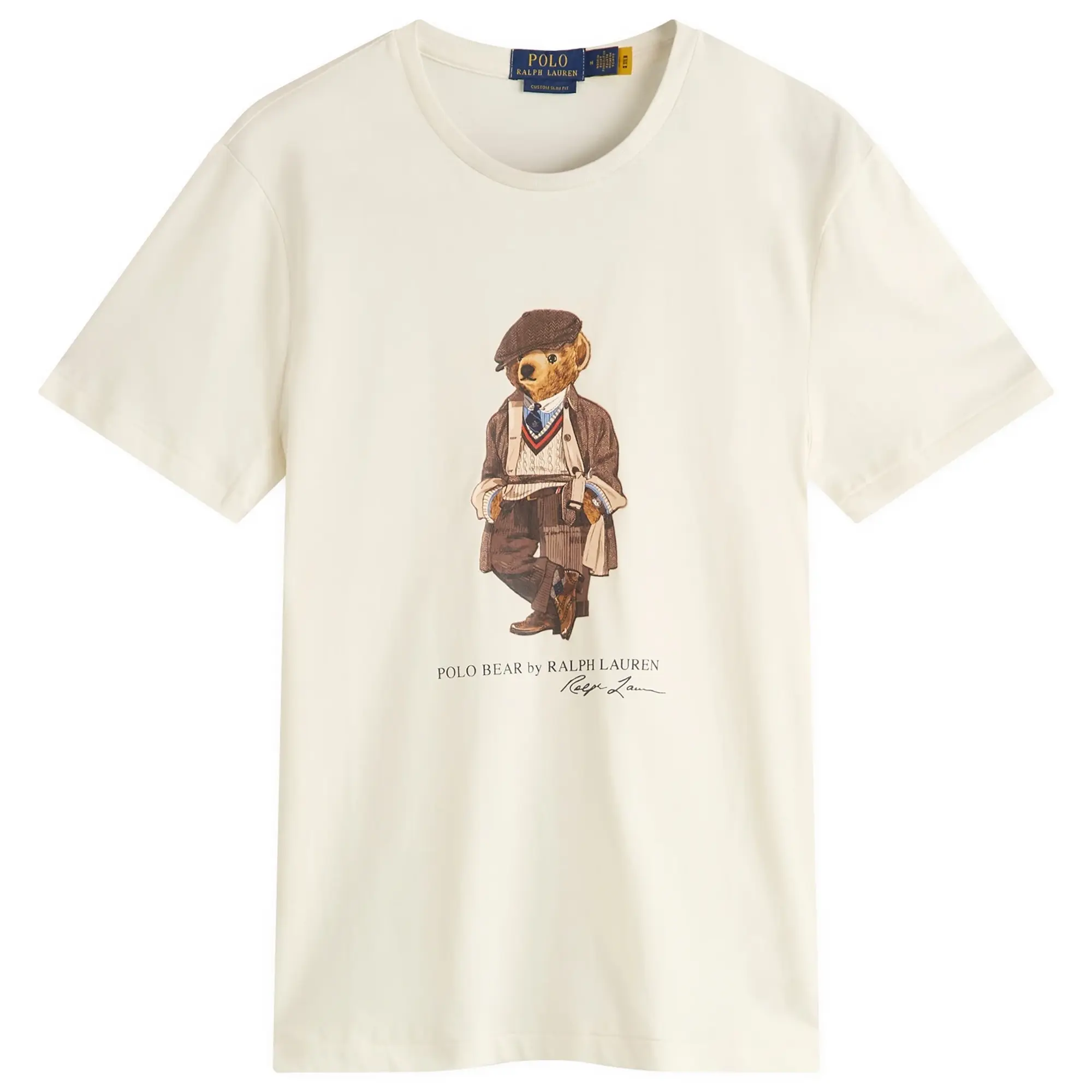 Polo Ralph Lauren Men's Heritage Bear T-Shirt Deckwash White