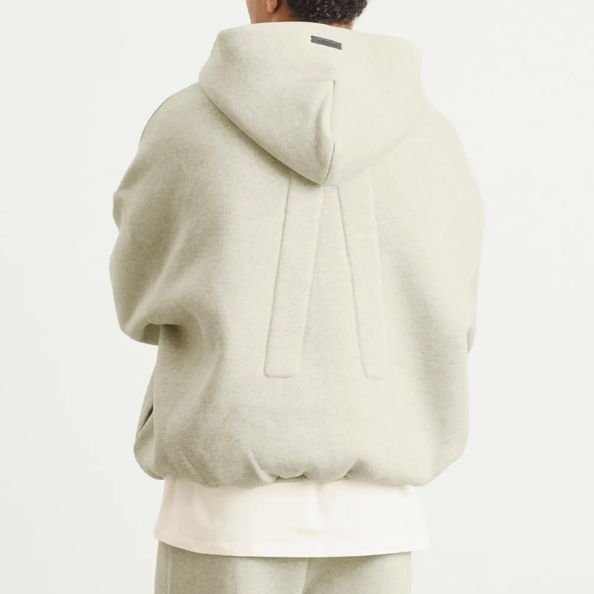 Fear of God Men's Athletic Halfzip Hoodie Melange Grey
