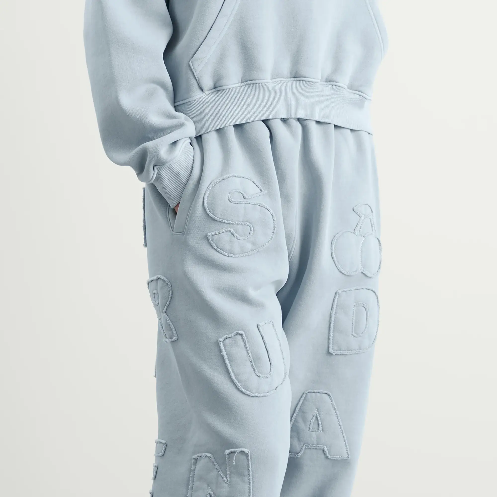 SUNDAYFRUITMARKET Women's Sunday Patch Sweatpant Sky Blue