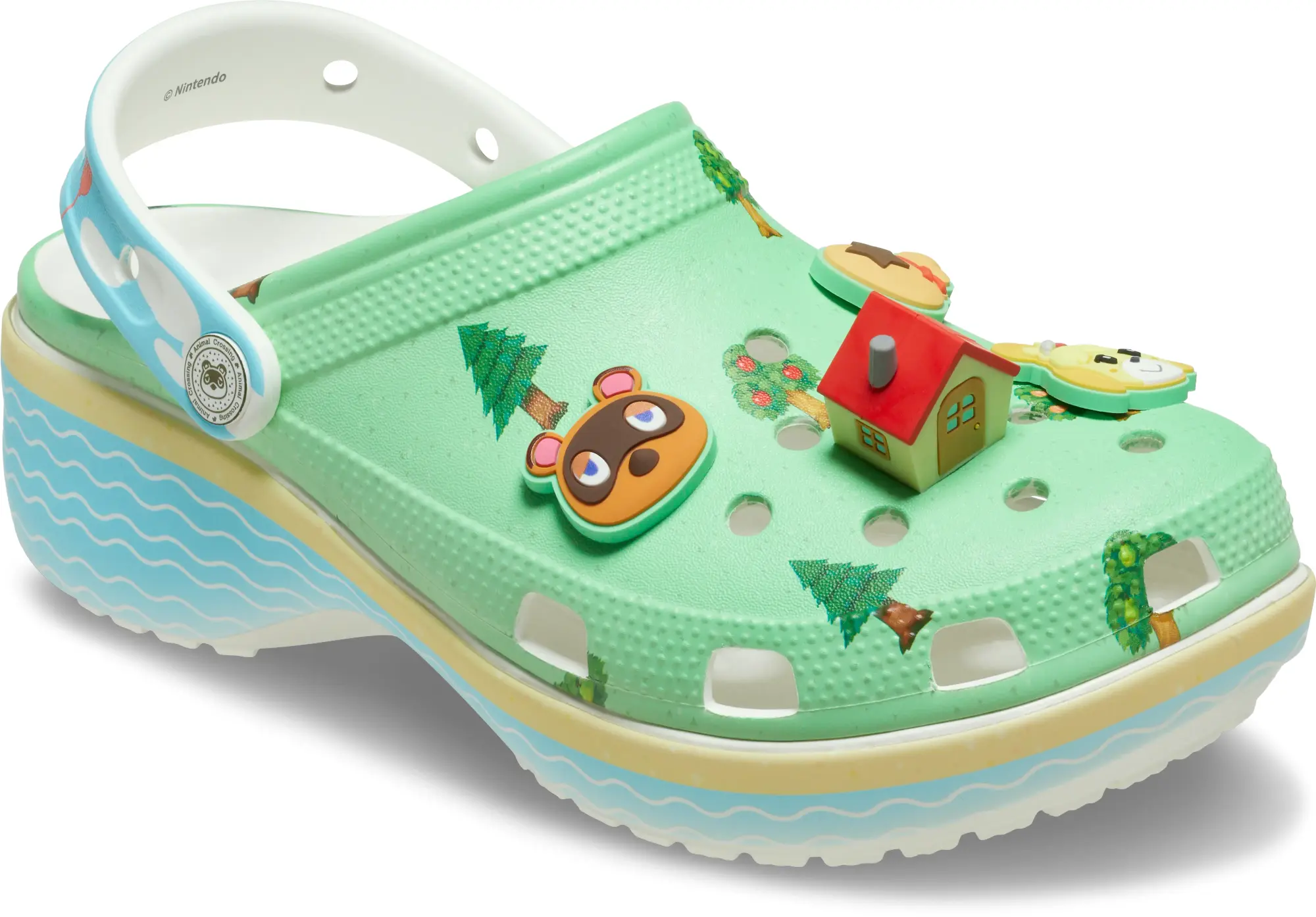 Crocs | Women | Animal Crossing Platform | Clogs | Multi | 3