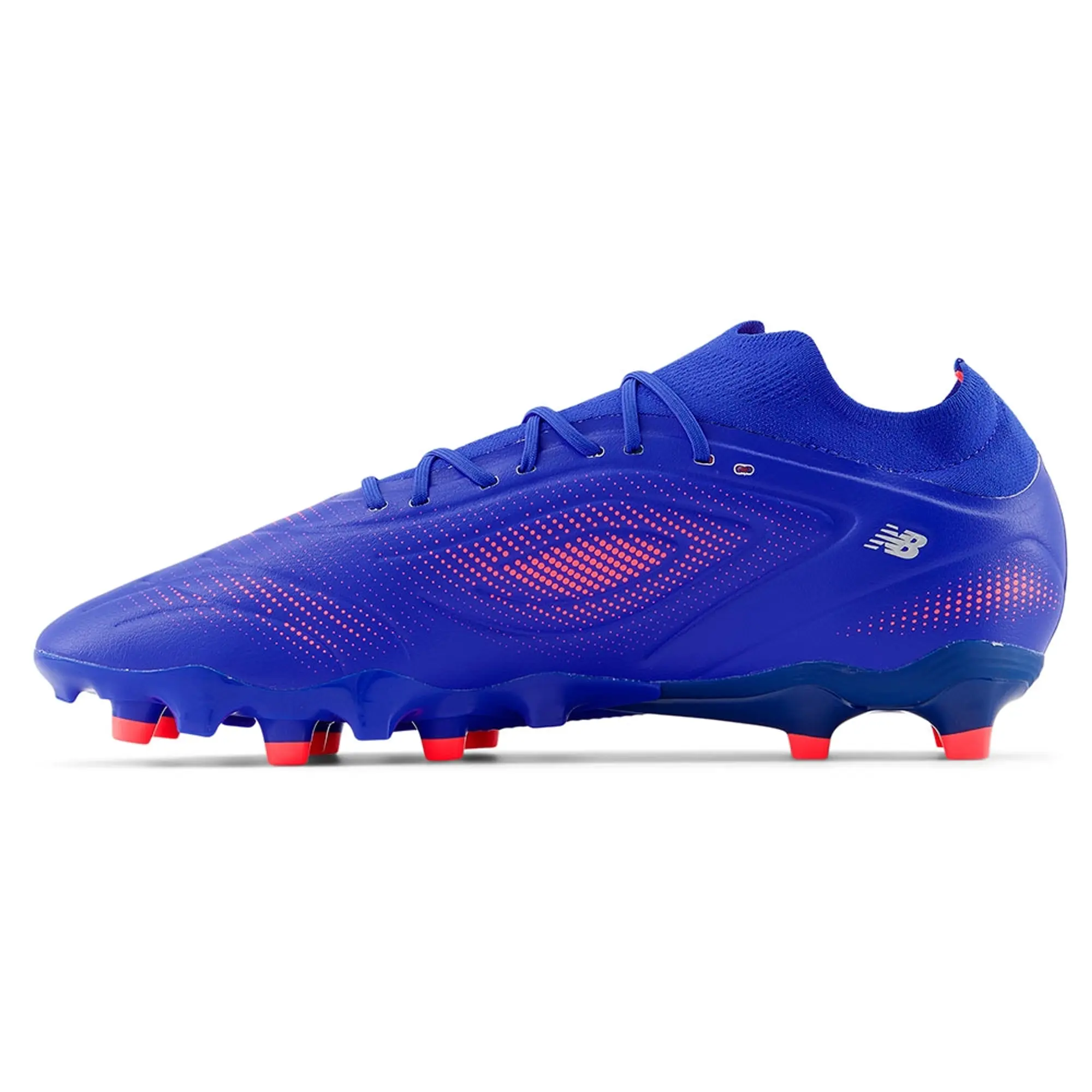New Balance Unisex TEKELA TEAM LOW LACED FG V5 in Blue/Red/Grey Synthetic
