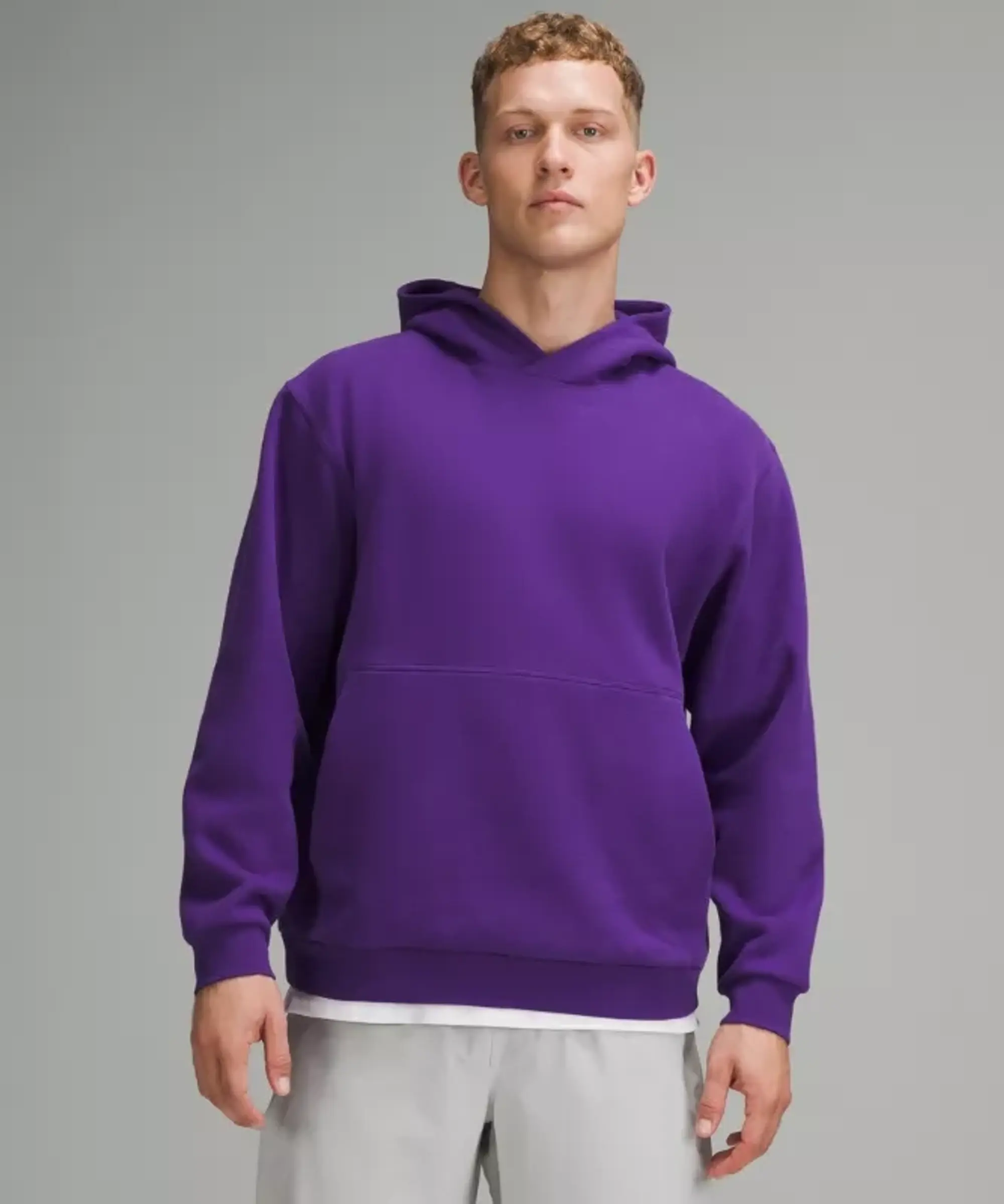 lululemon – Men's Steady State Pullover Hoodie – Color Purple – Size L