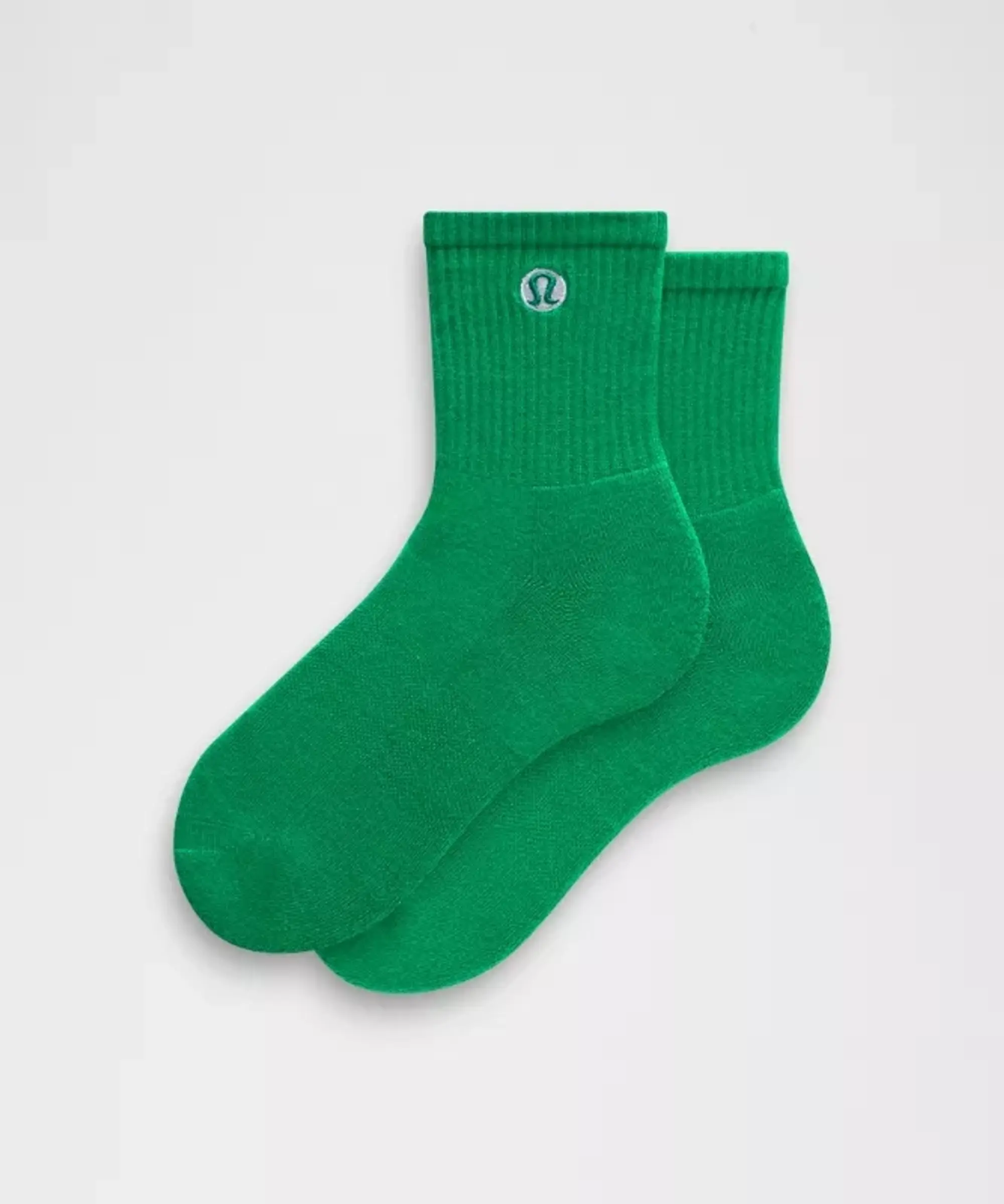 lululemon – Unisex Daily Essential Quarter Socks – Color Green – Size L