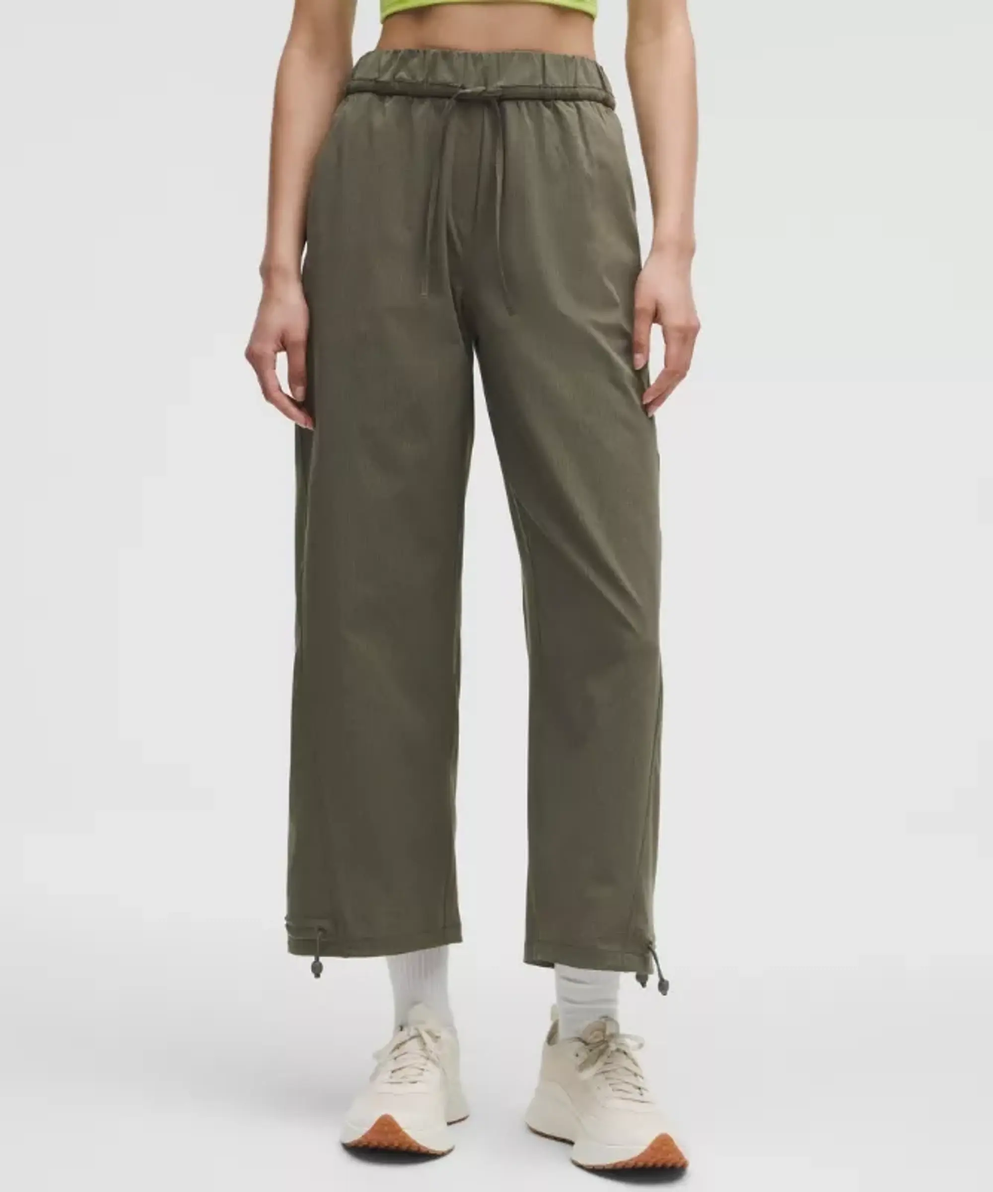 lululemon – Women's Cinchable Cuff High-Rise Joggers – Color Green – Size L