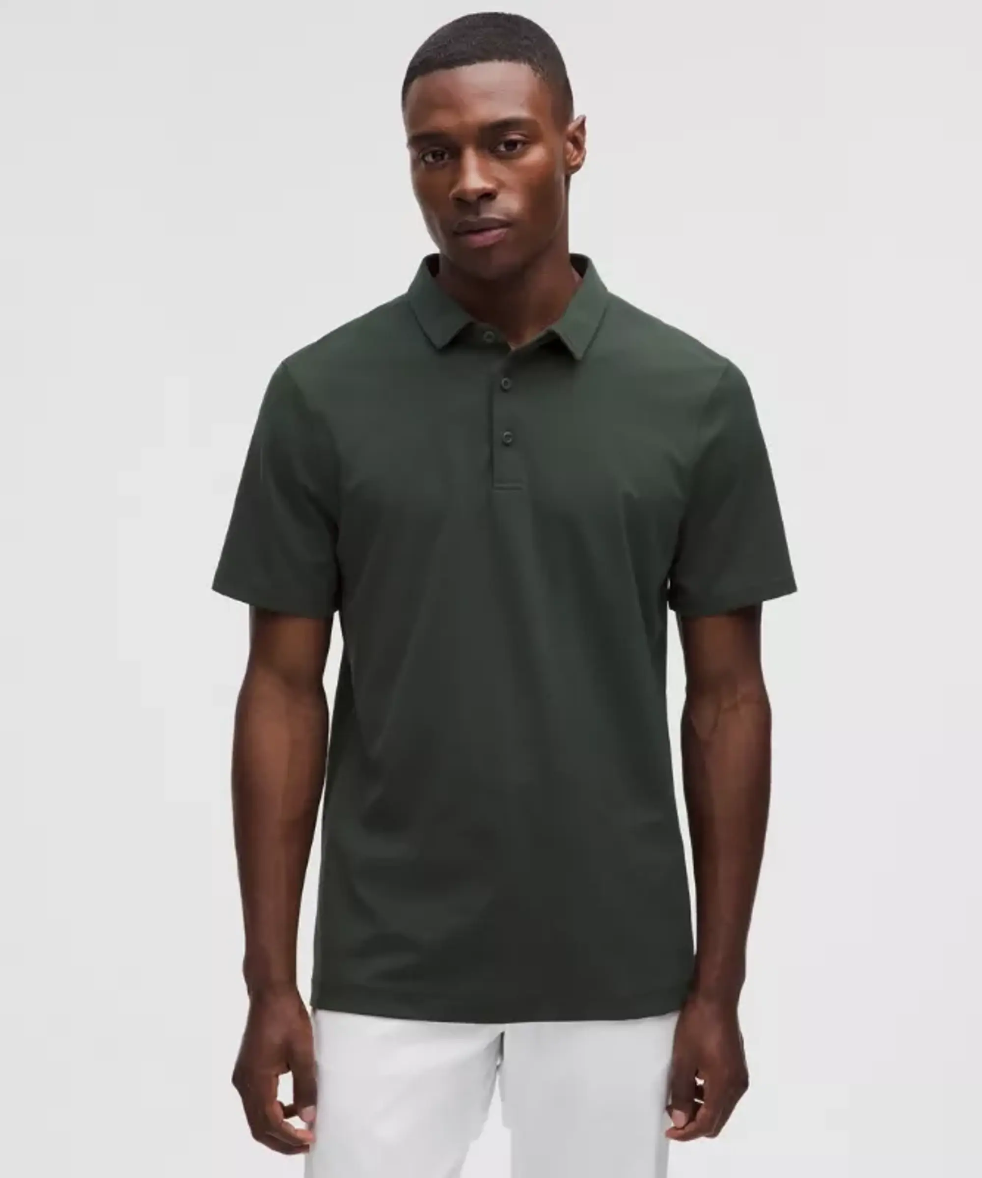 lululemon – Men's ShowZero Slim-Fit Polo Shirt – Color Green – Size L
