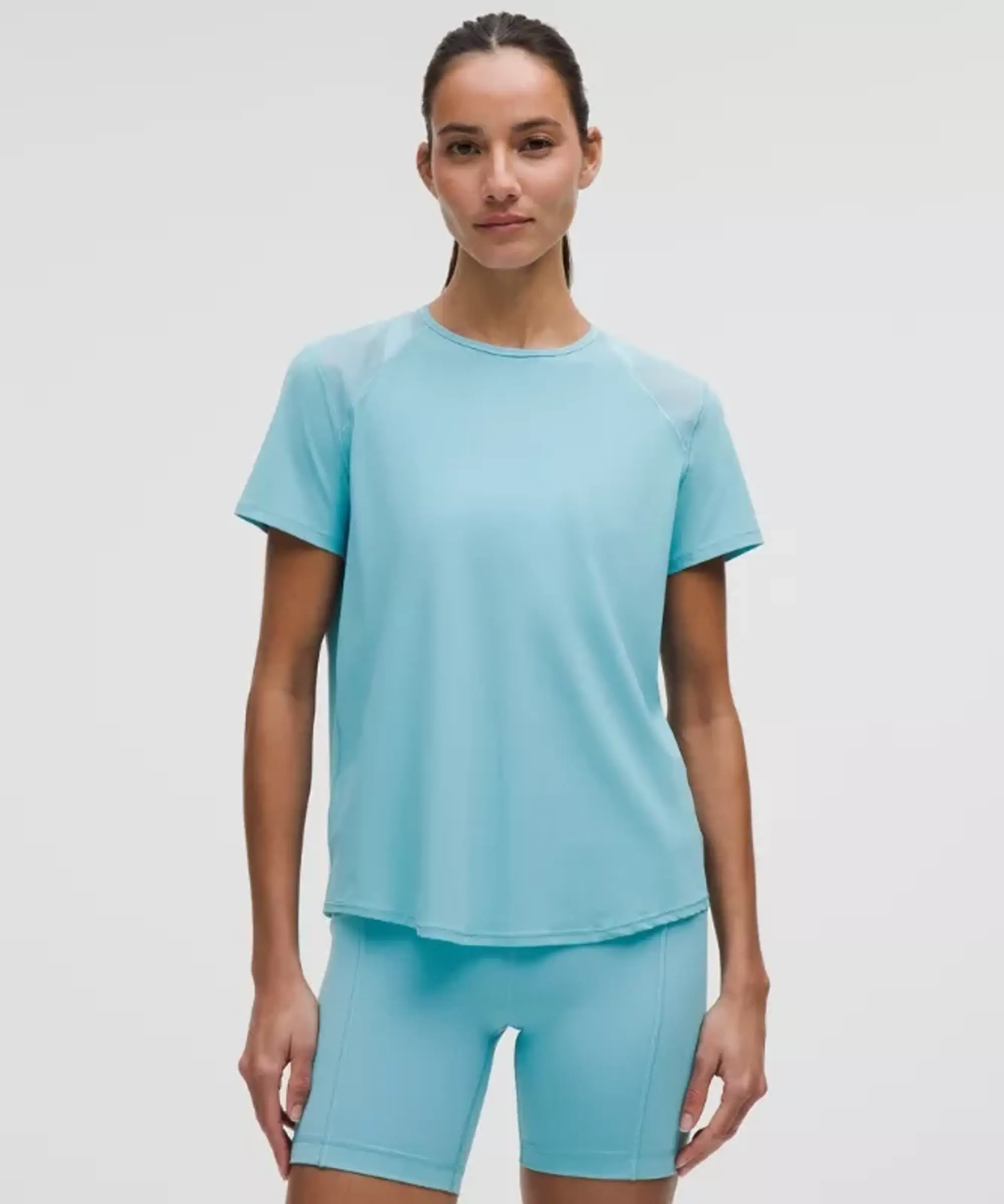 lululemon – Women's Sculpt Short-Sleeve Shirt – Color Blue – Size 0