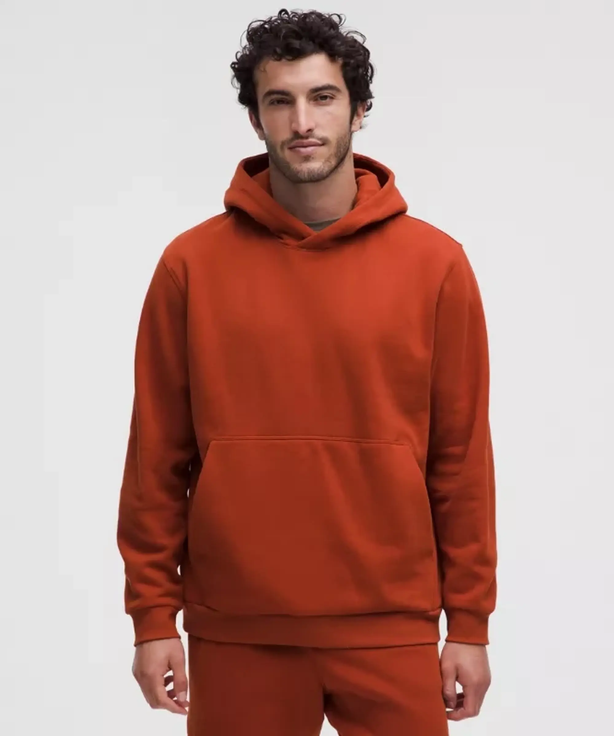 lululemon – Men's Steady State Pullover Hoodie – Color Orange – Size L