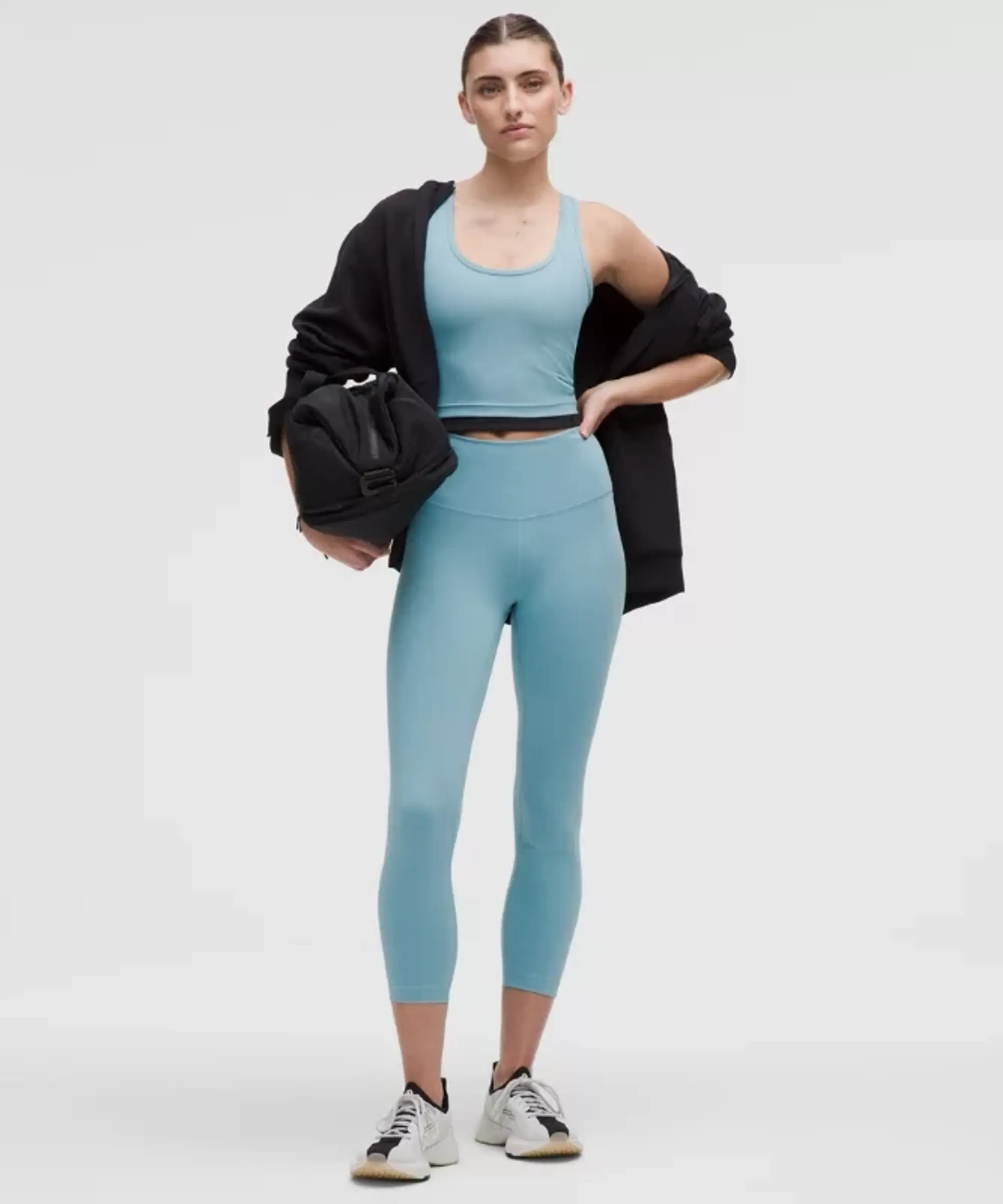lululemon – Women's Wunder Train High-Rise Crop Leggings – 23" – Color Blue – Size 0