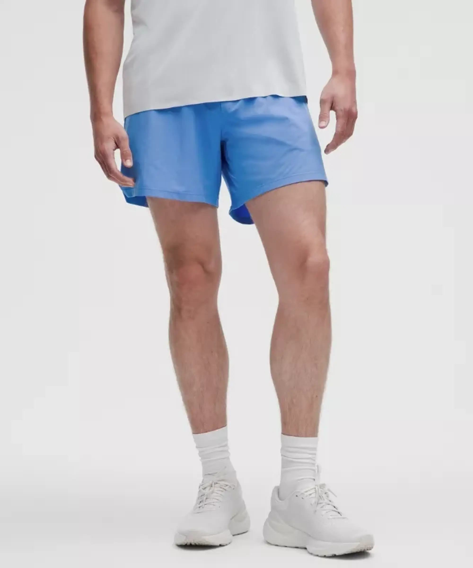 lululemon – Men's Mile Maker Run Crew Lined Shorts – 6" – Color Blue – Size 3XL