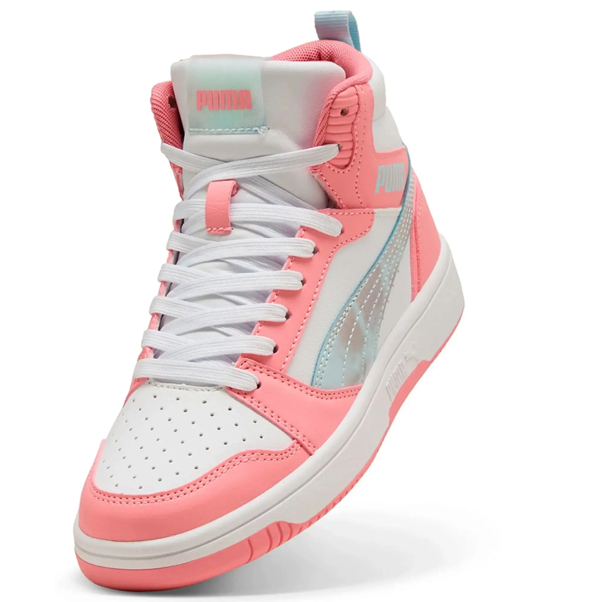 Puma Rebound V6 Mid Space Belle Trainers