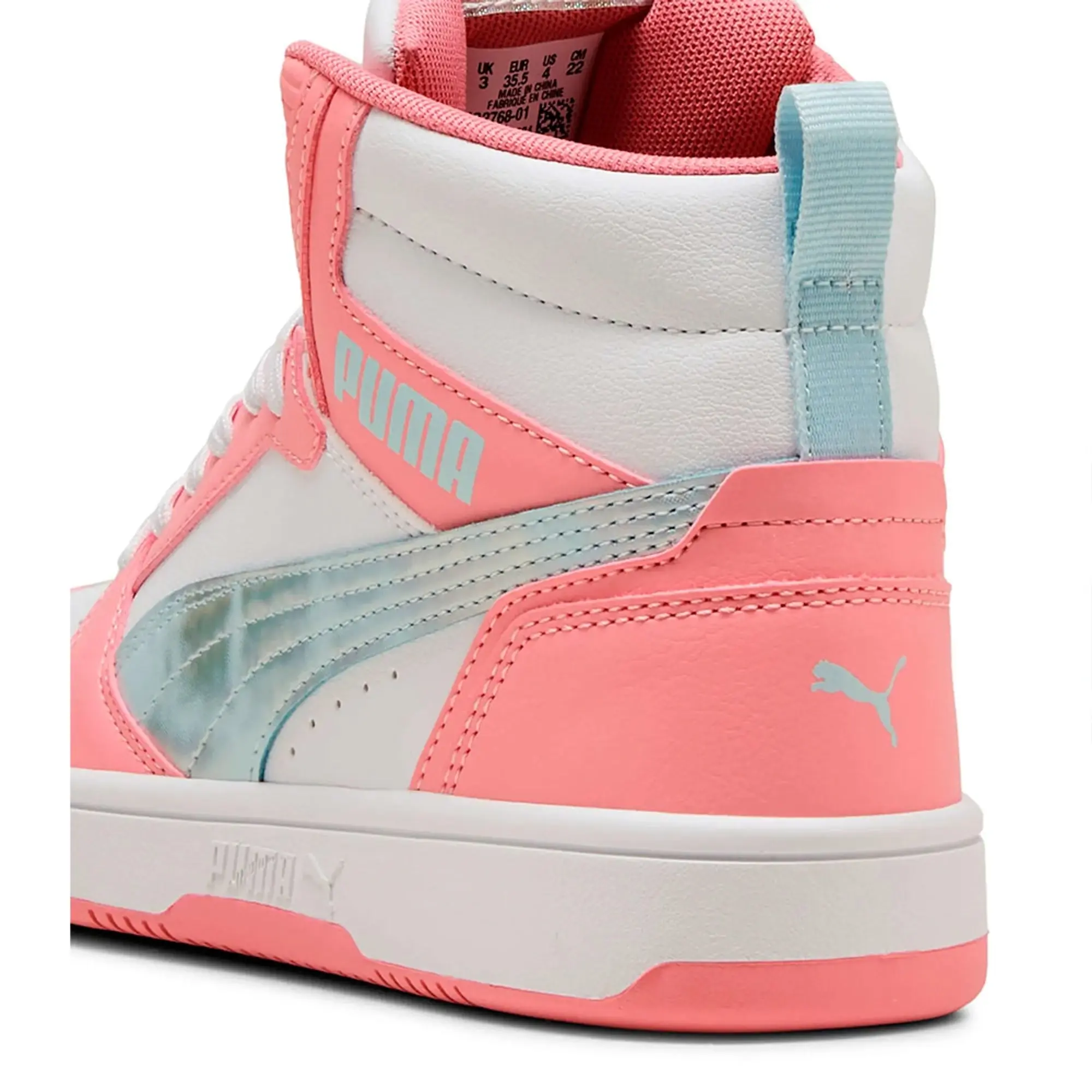 Puma Rebound V6 Mid Space Belle Trainers