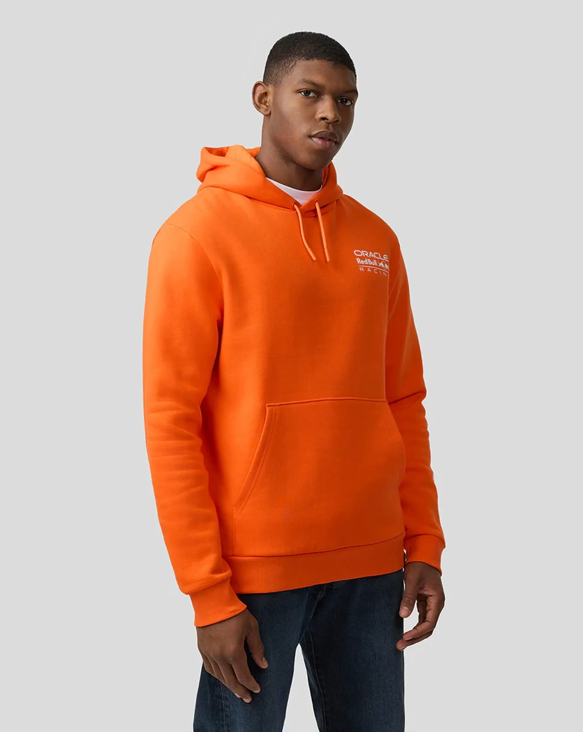 Castore Oracle Red Bull Racing Unisex Max Verstappen Puzzle Pullover Hoodie - Exotic Orange