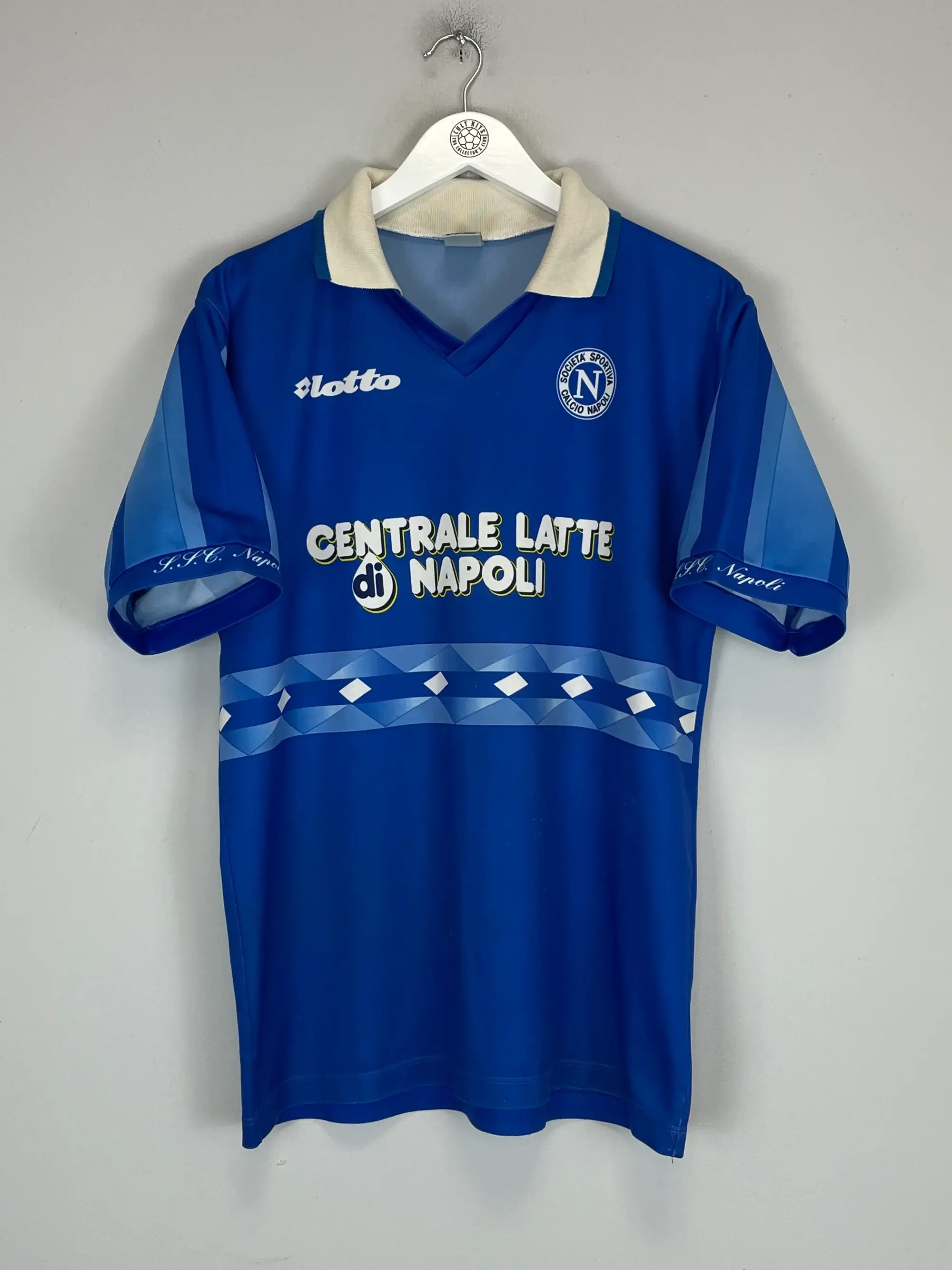 1996/97 NAPOLI HOME SHIRT (M) LOTTO | Cult Kits
