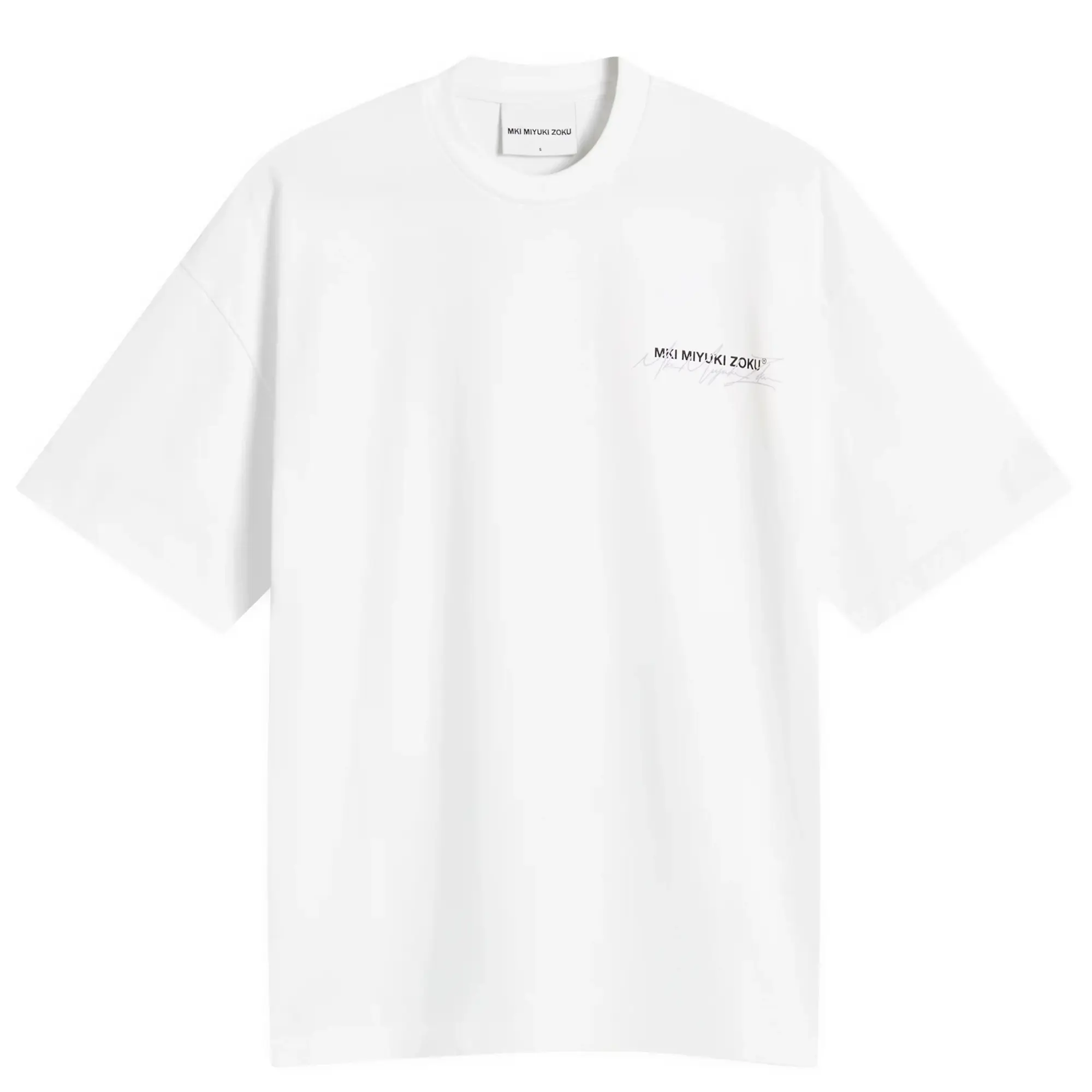 MKI Women's Signature Overlay T-Shirt Presented by END. White/Lilac