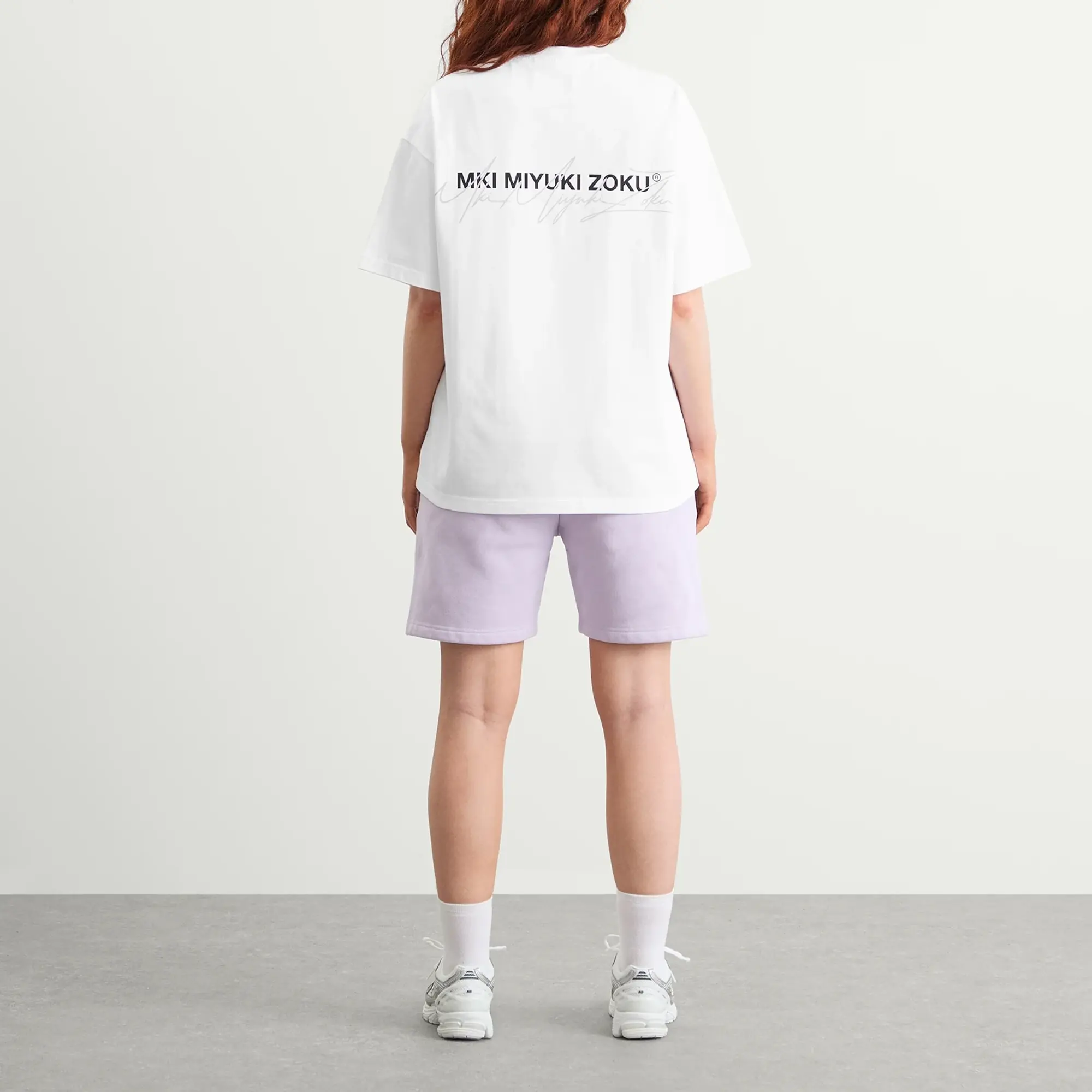 MKI Women's Signature Overlay T-Shirt Presented by END. White/Lilac
