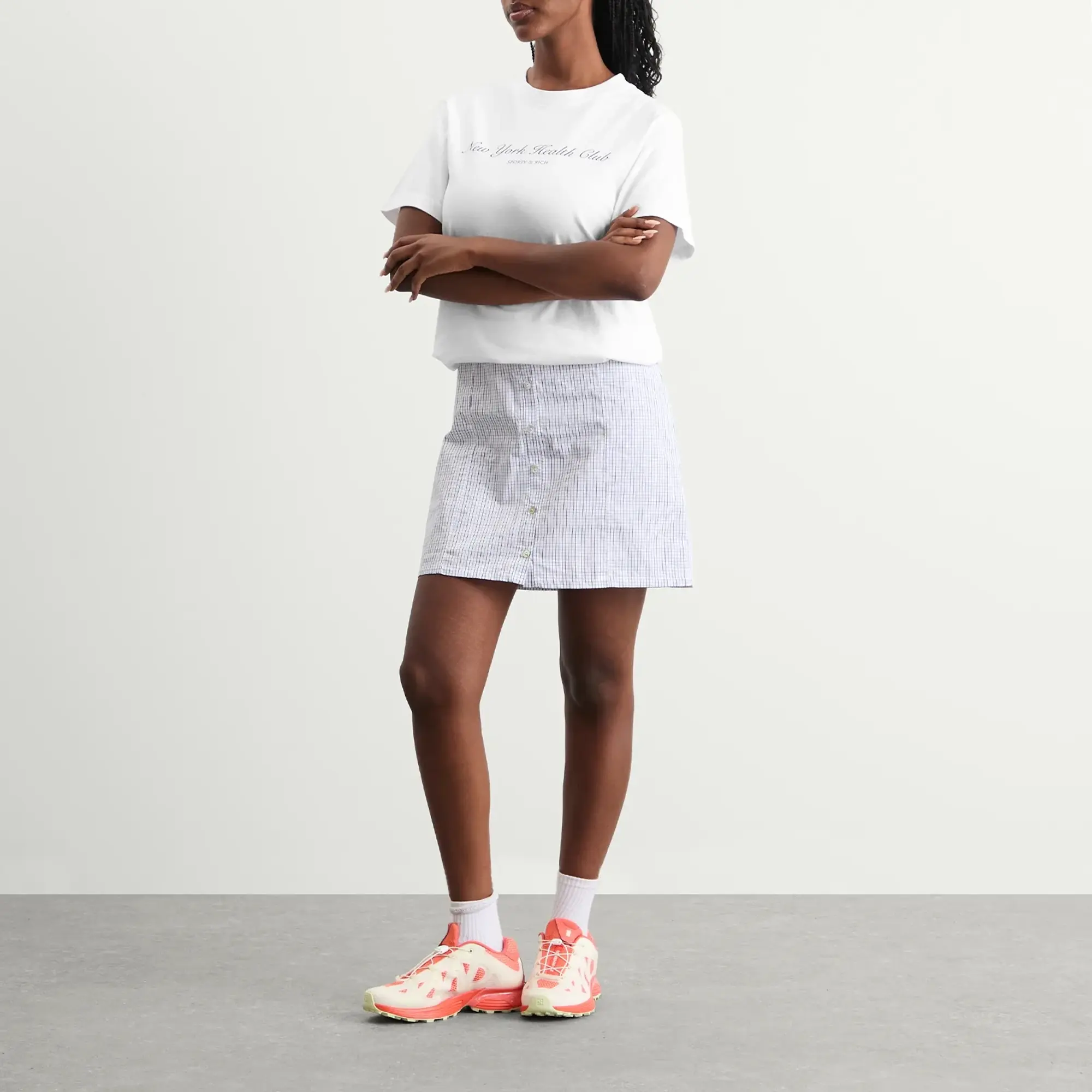 Sporty & Rich Women's NY Health Club T-Shirt White