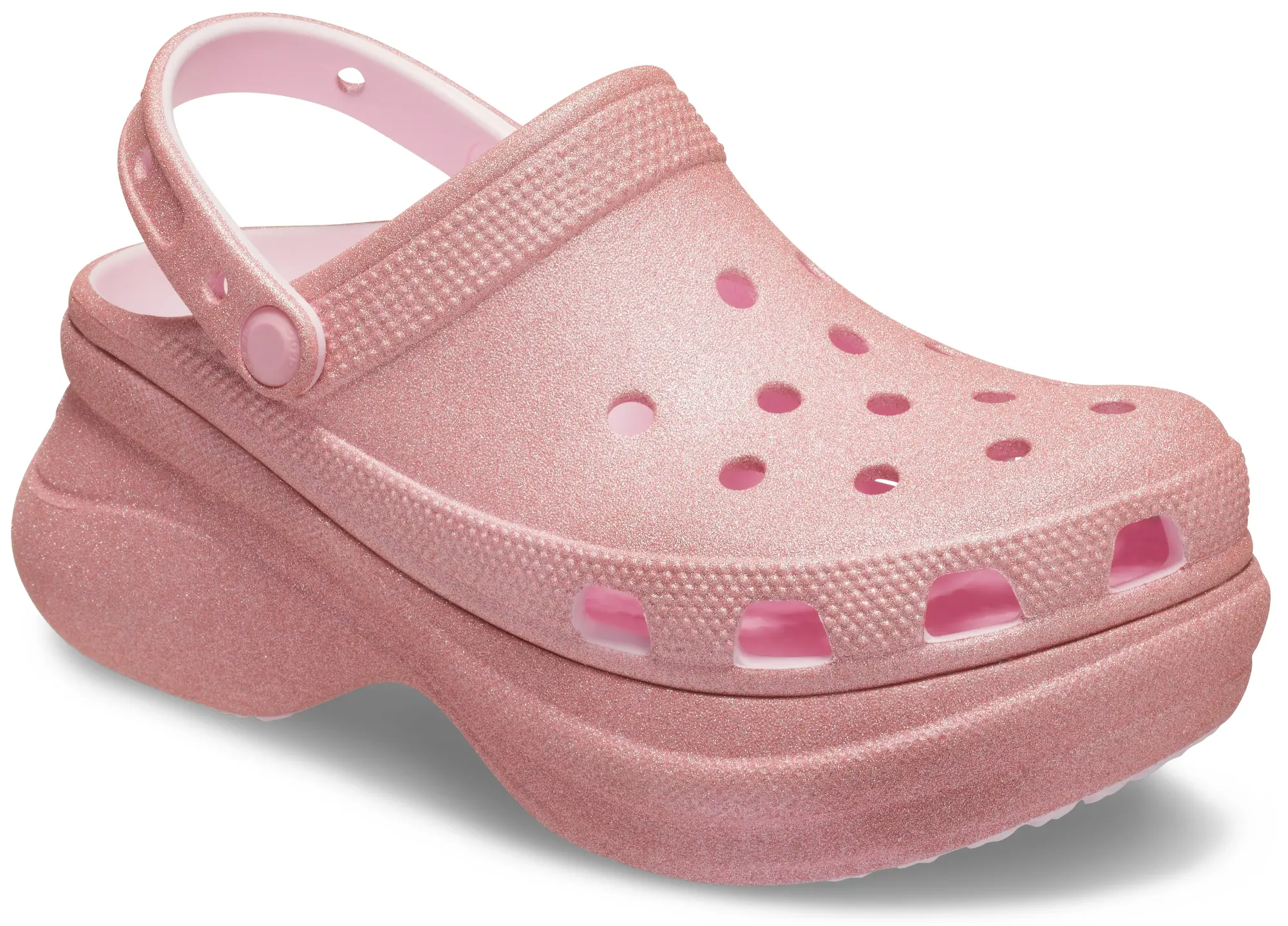 Crocs | Women | Bae Glitter | Clogs | Pink Milk | 3