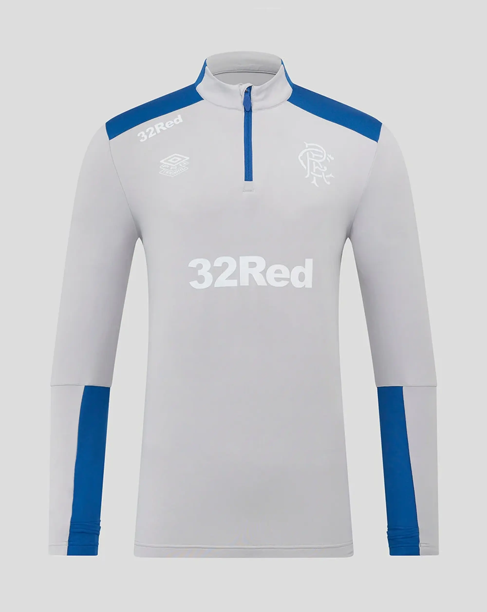 Castore Rangers Men's 25/26 Players Training 1/4 Zip - Microchip