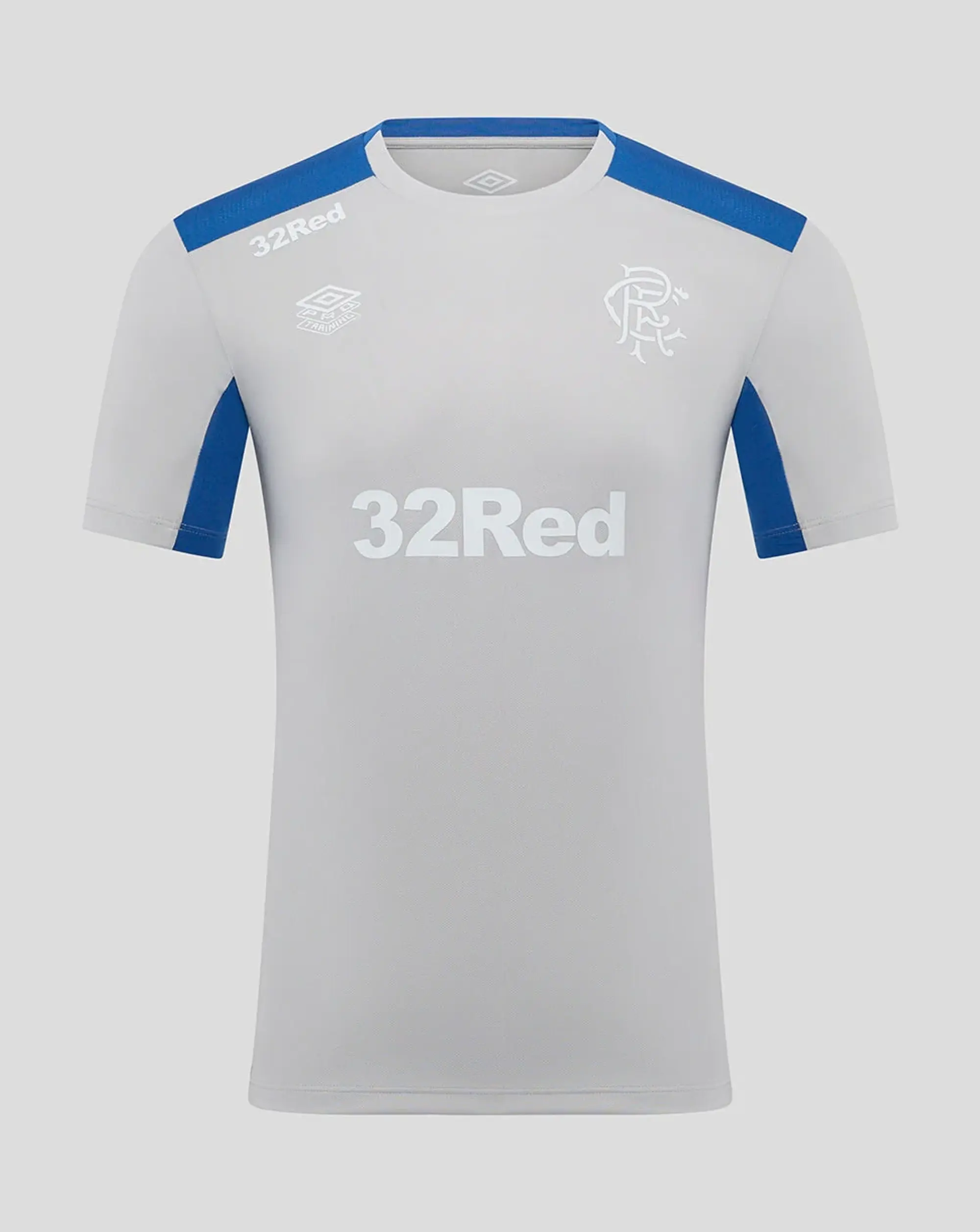 Castore Rangers Men's 25/26 Players Training Short Sleeve Tee - Microchip