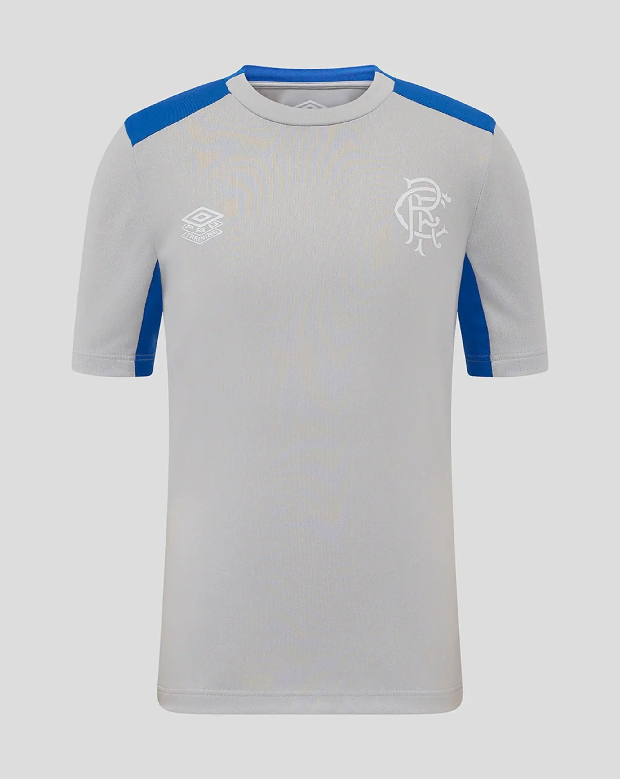 Castore Rangers Junior 25/26 Players Training Short Sleeve Tee - Microchip