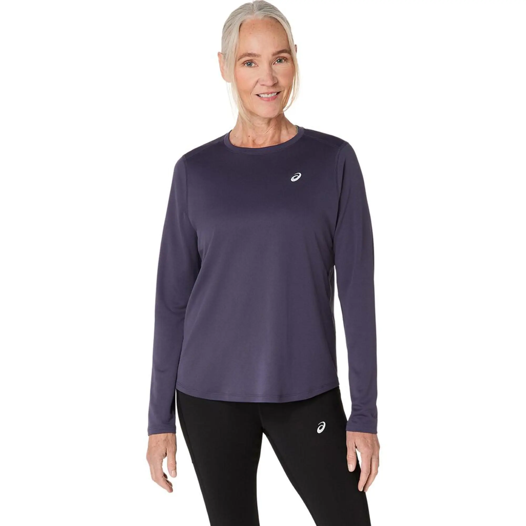 ASICS Core Longsleeve Running Shirt Women - Blue Grey