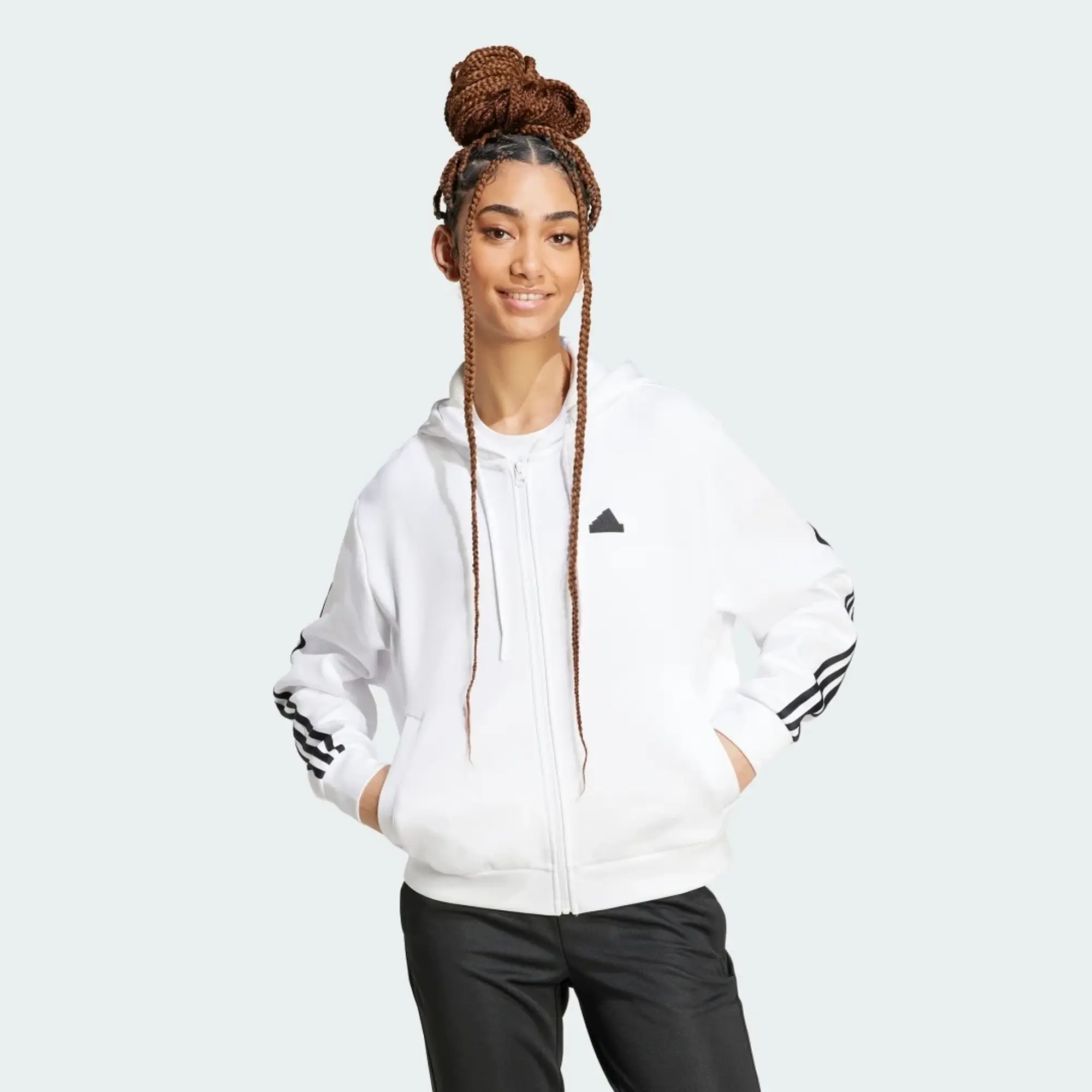 adidas Future Icons 3-Stripes Full Zip Hoodie