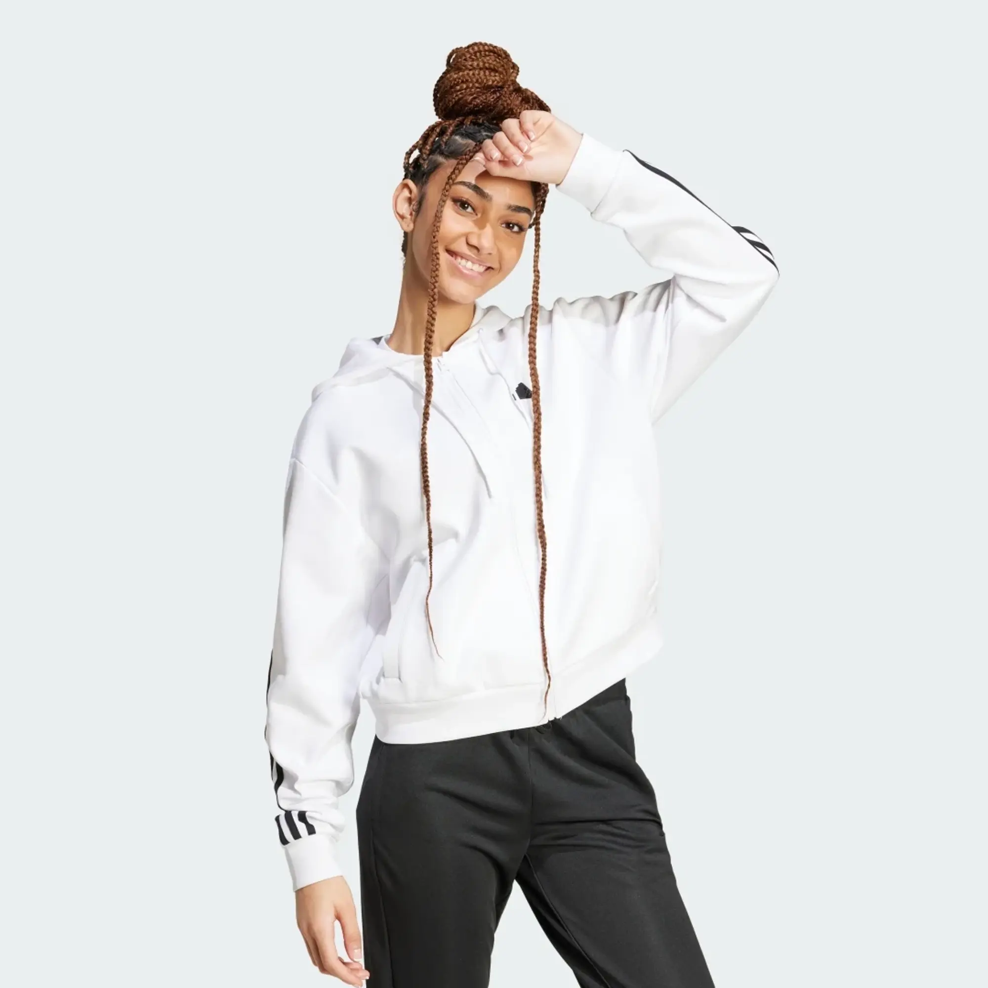 adidas Future Icons 3-Stripes Full Zip Hoodie