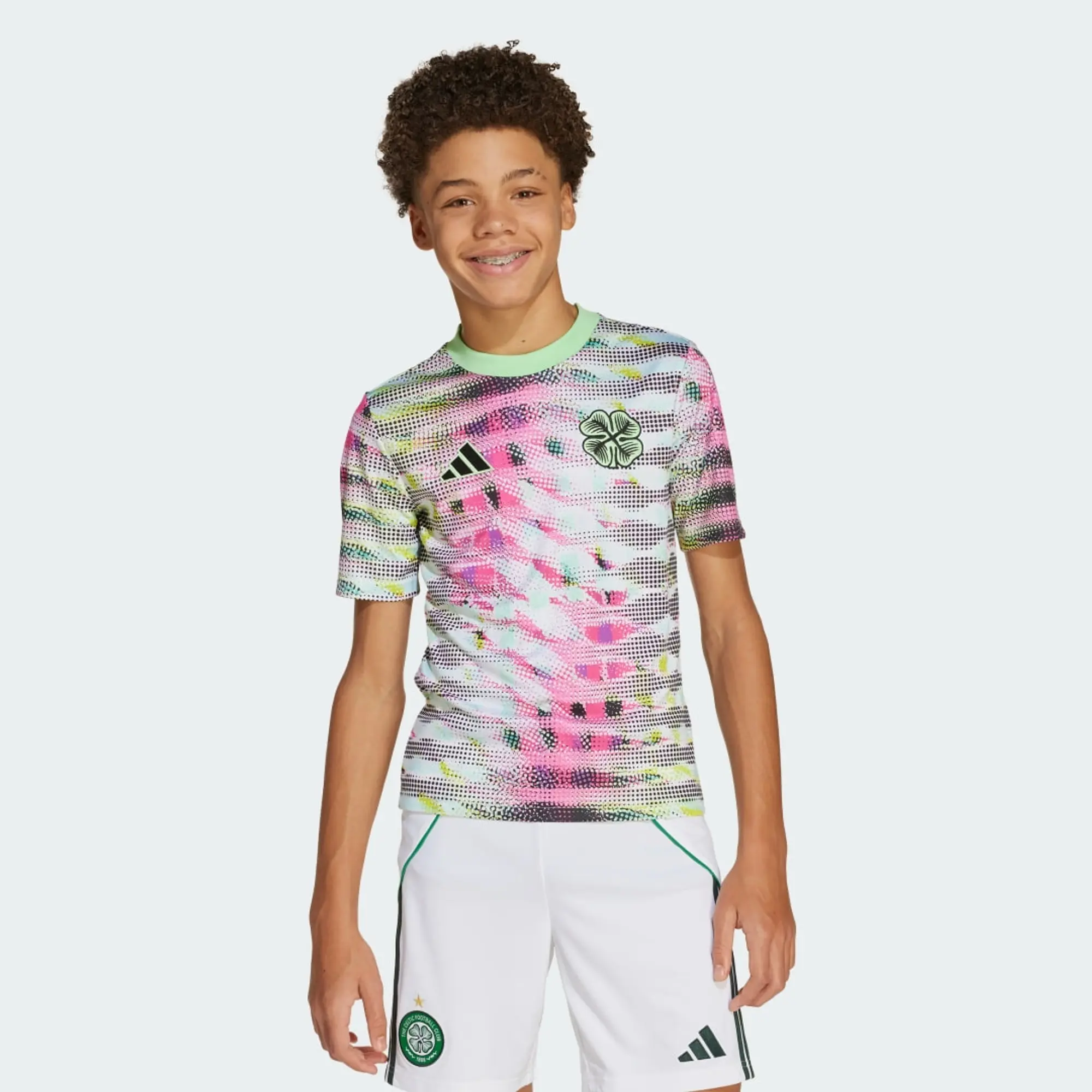 adidas Celtic FC 25/26 Pre-Match Jersey Kids