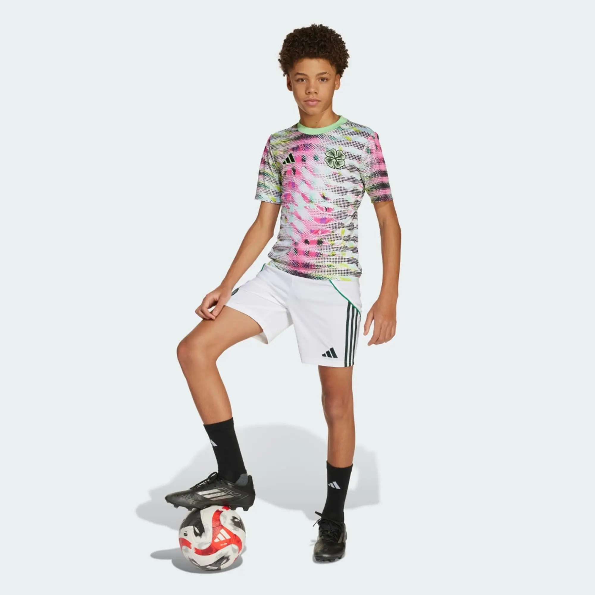 adidas Celtic FC 25/26 Pre-Match Jersey Kids