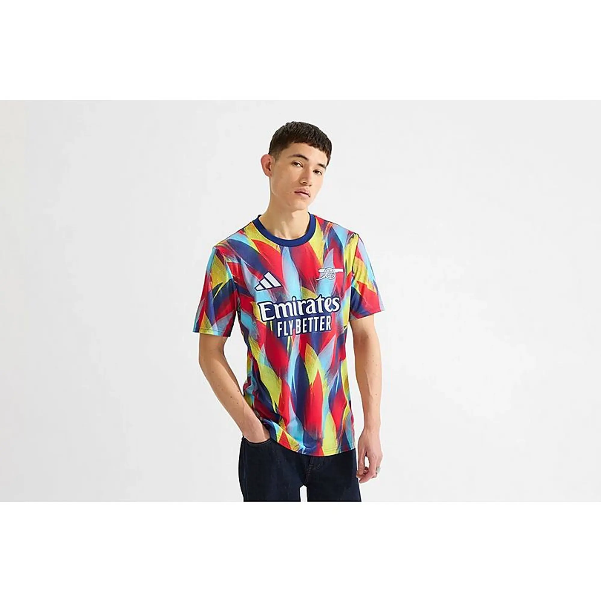 Arsenal adidas 25/26 Pre-Match Shirt, Multicolor