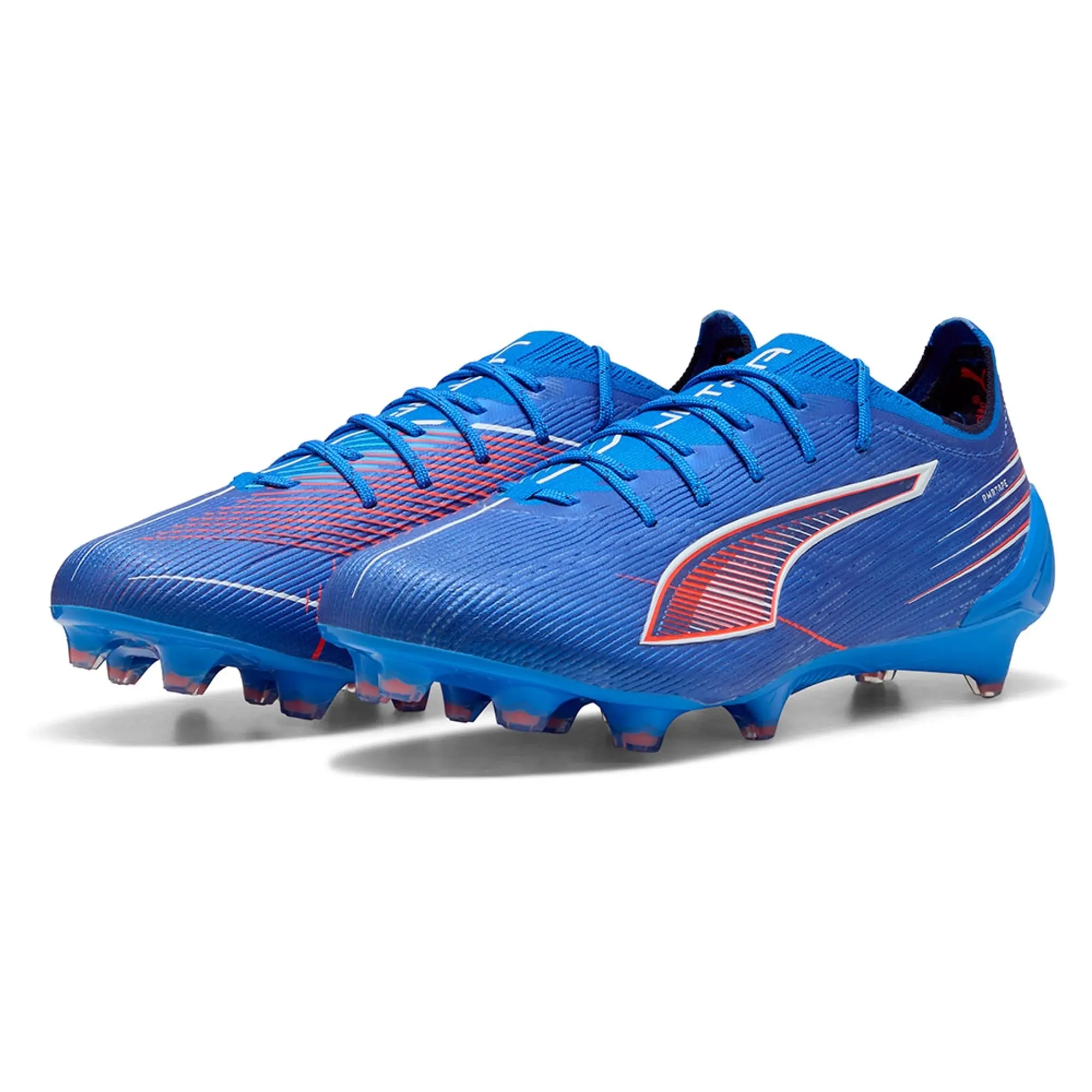 PUMA Ultra 6 Ultimate FG Football Boots Women, Ultra Blue/White/Glowing Red