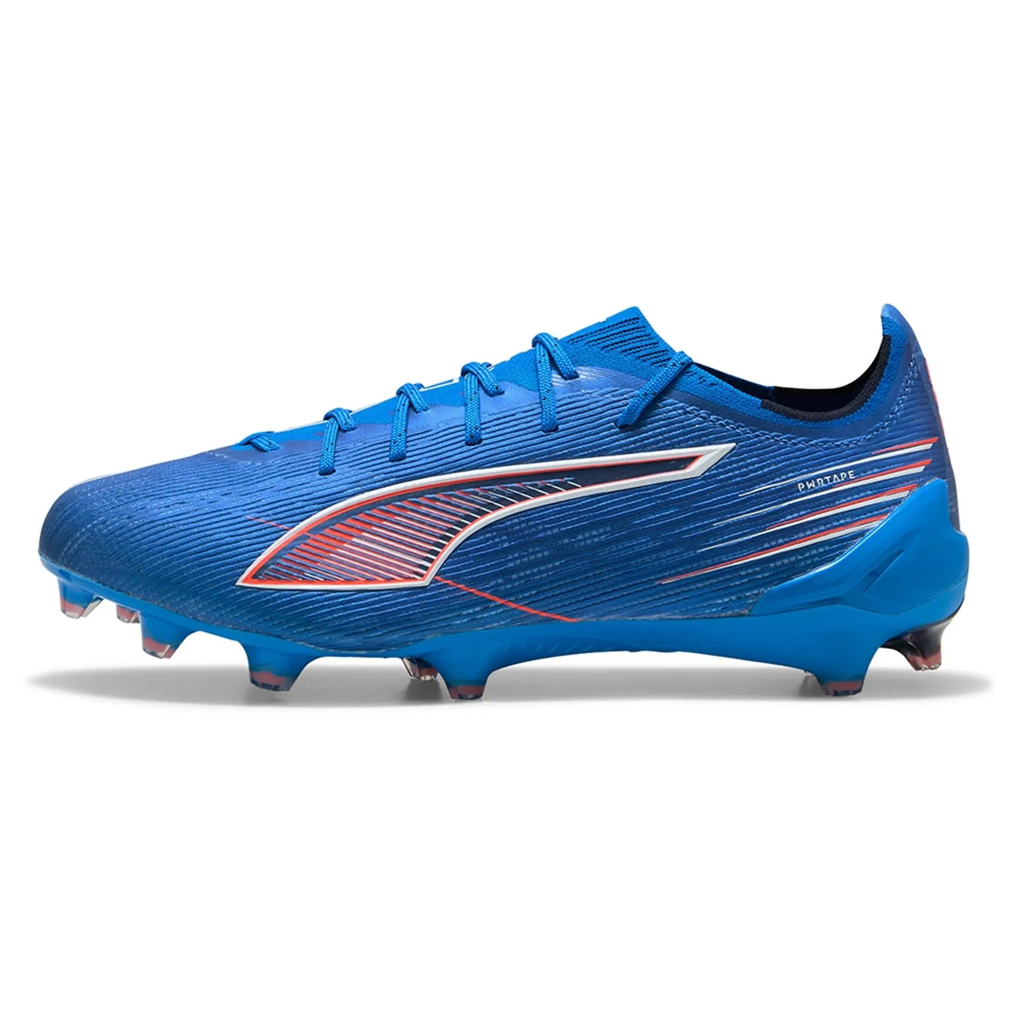 PUMA Ultra 6 Ultimate FG Football Boots Women, Ultra Blue/White/Glowing Red